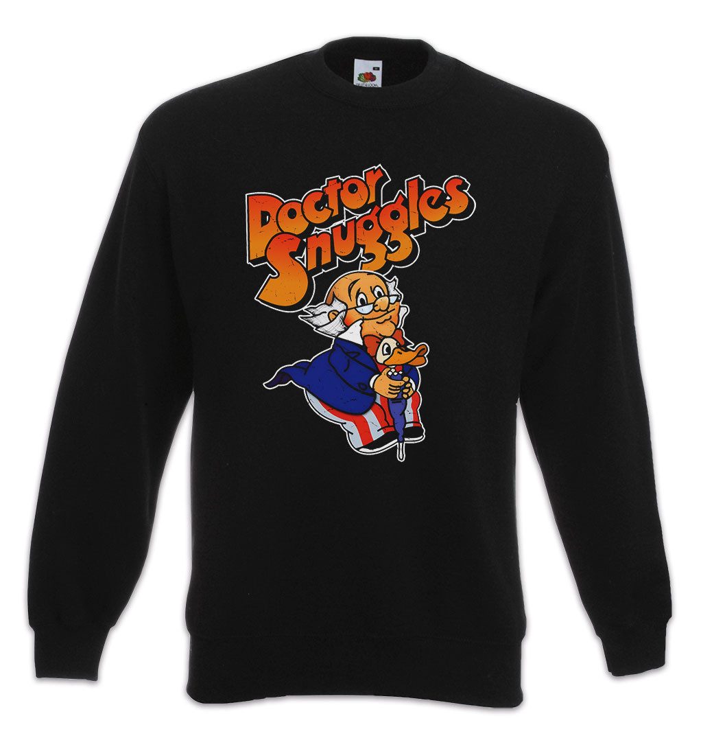Sweatshirt Dr. Snuggles Sweatshirt Cartoon Comic Erfinder Inventor TV Series Show