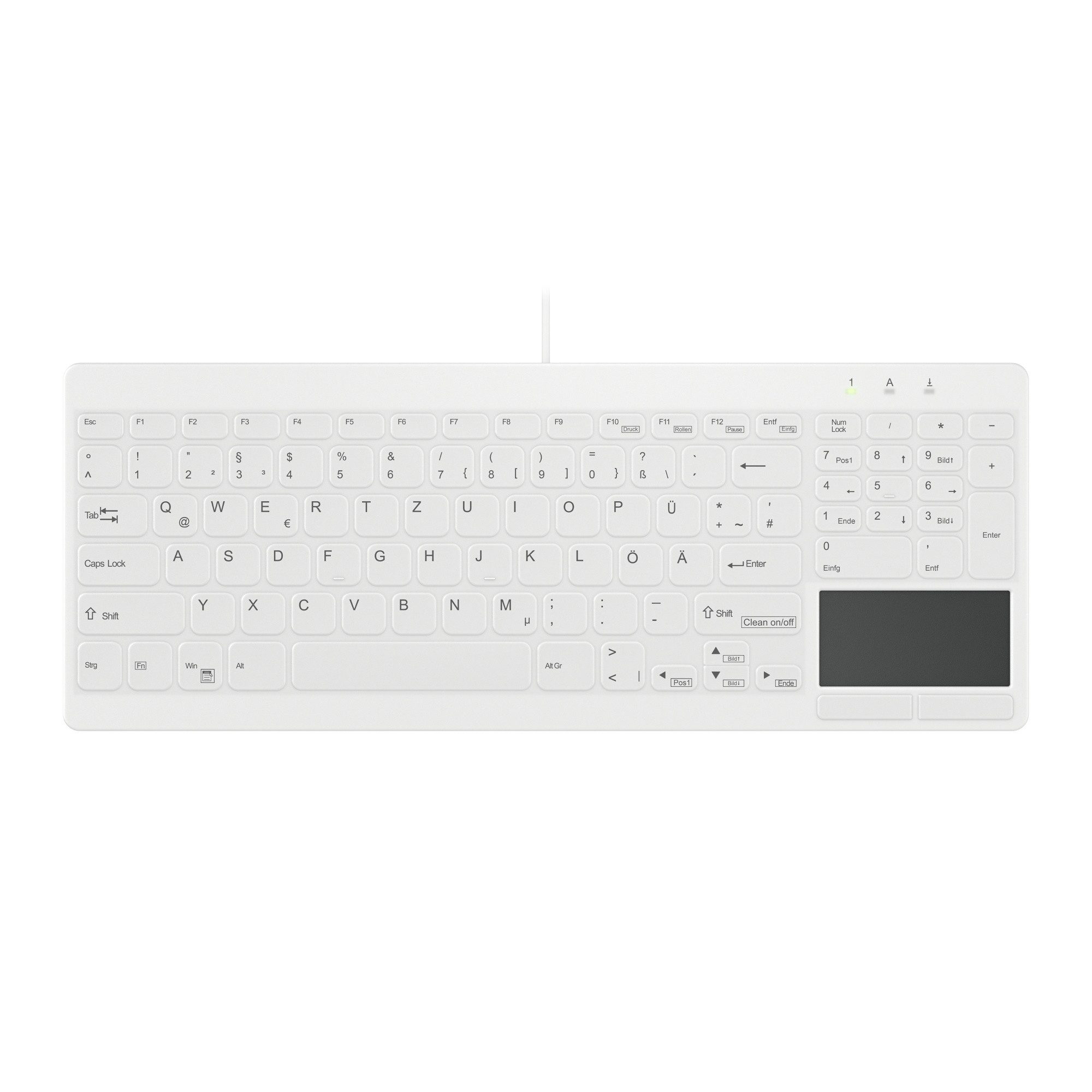 contour AK-C7412F-GUS-W/GE USB-Tastatur
