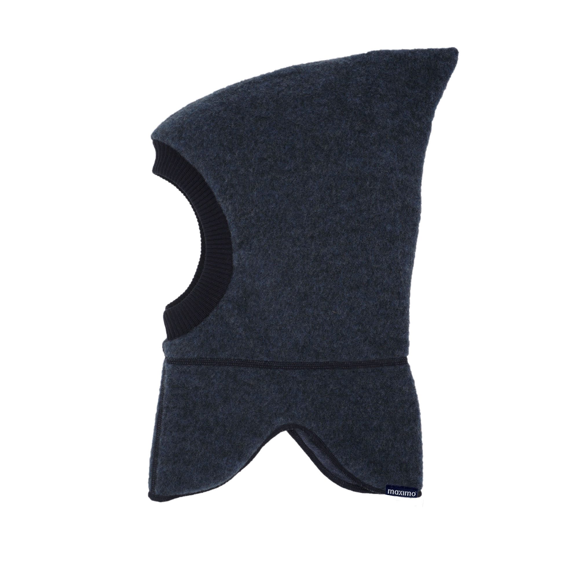 MAXIMO Schlupfmütze Wolle, gefüttert, Rippstrickbündchen, mit Zipfel