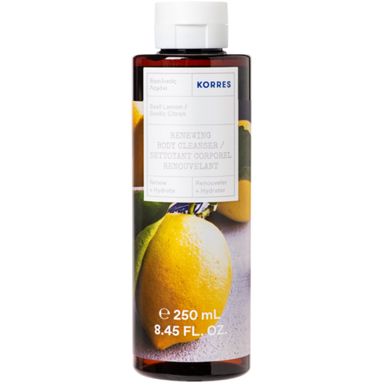 Korres Duschgel Basil Lemon Revitalisierendes Duschgel