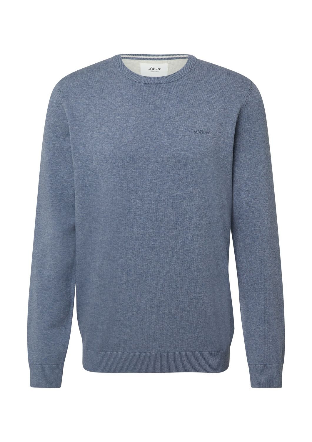 s.Oliver Rundhalspullover Basic (1-tlg) Feinstrick-Komfort mit günstig online kaufen