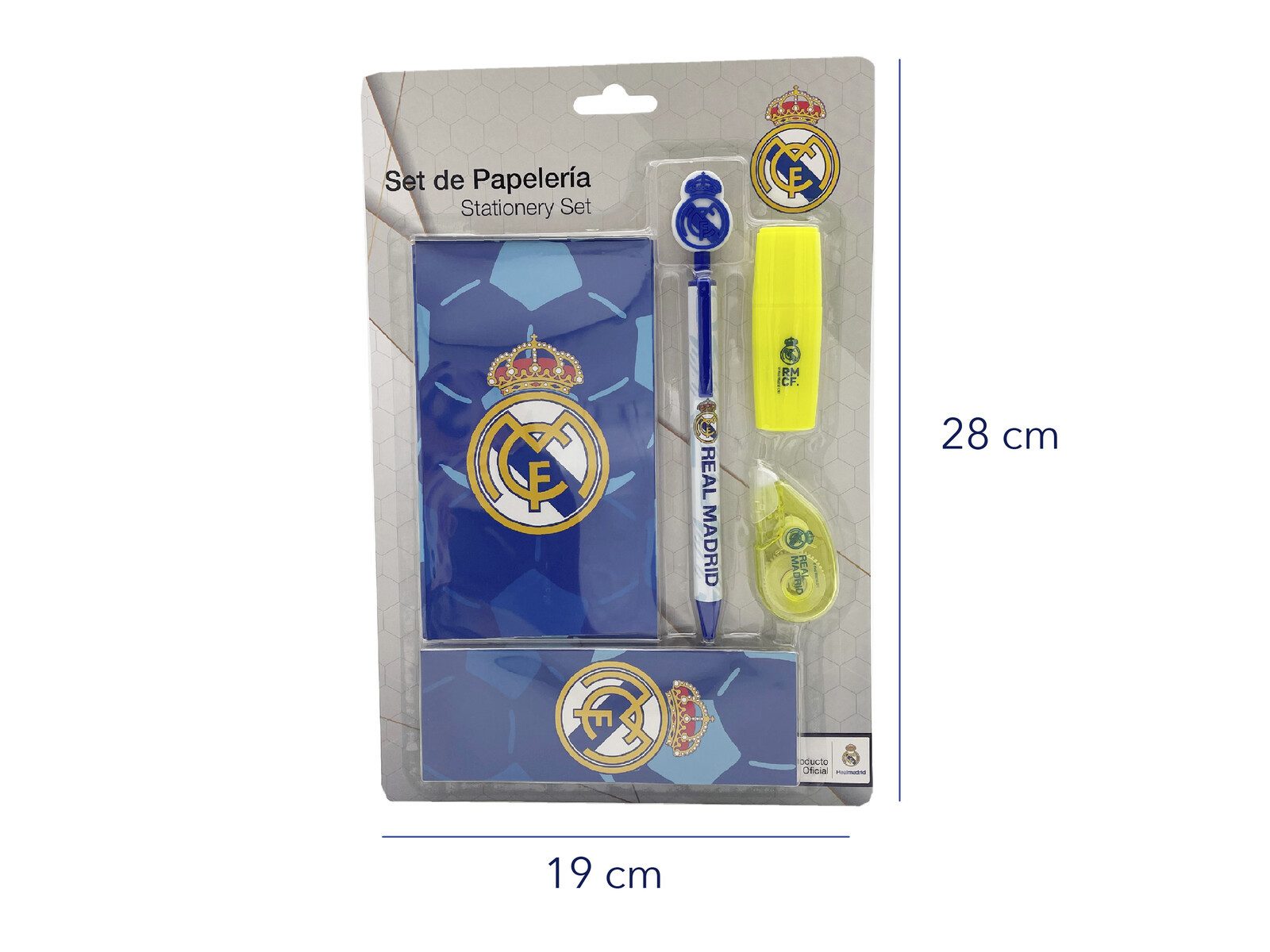 Real Madrid Notizheft Schreibset mit Notizblock, Lesezeichen und Textmarker – Bild 3 von 4