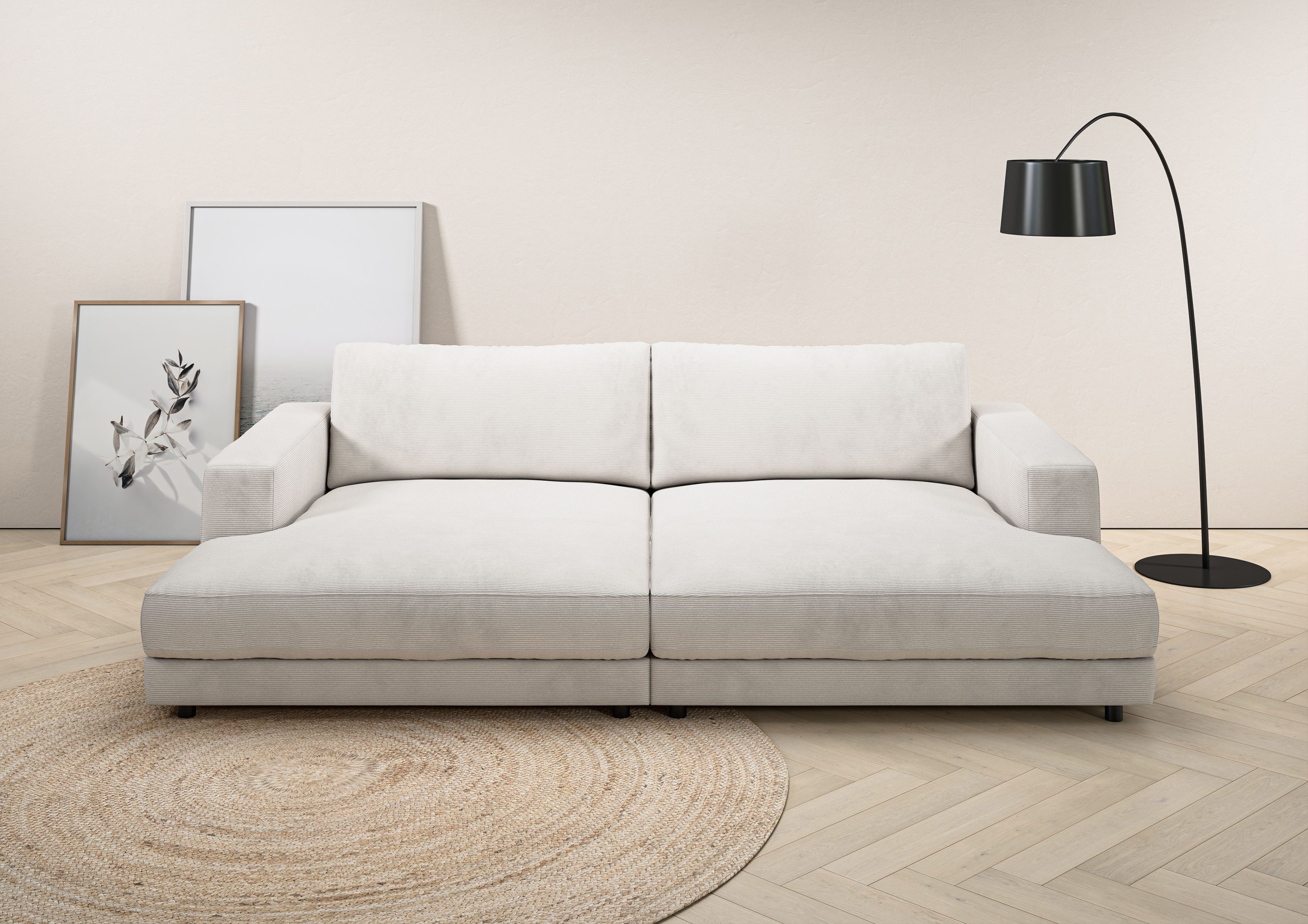 Home affaire Loungesofa Enisa, B/T/H: 290/170/85 cm, Zeitloses und stylisches Loungemöbel, Mega-Sofa, Big-Sofa XXL