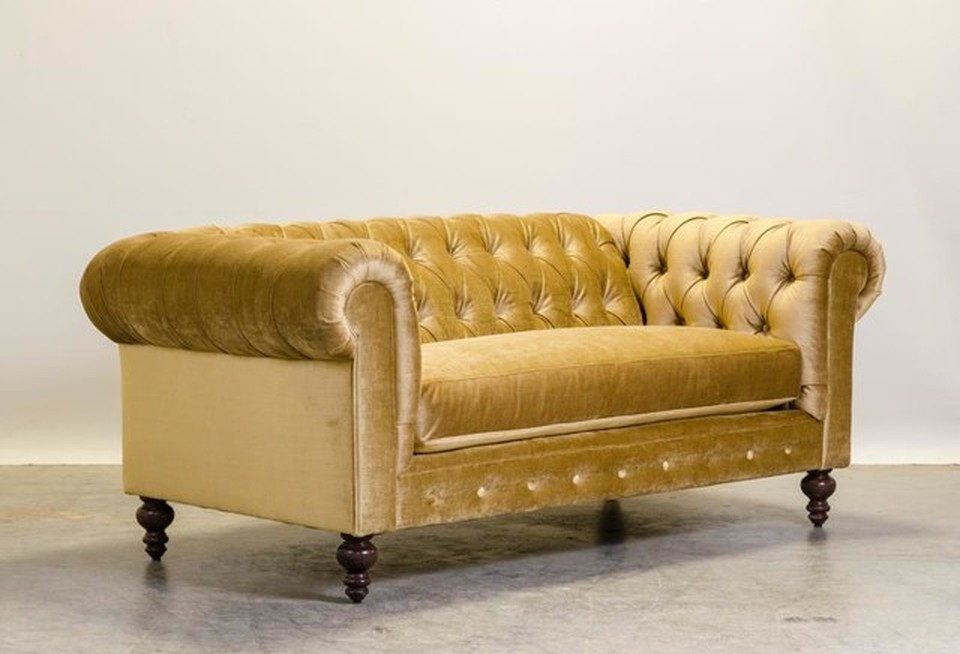 Xlmoebel Chesterfield-Sofa 3-Sitzer Polstersofa Designer Garnitur 2016-068, Polstersofa 1 Teile, Made in Europa