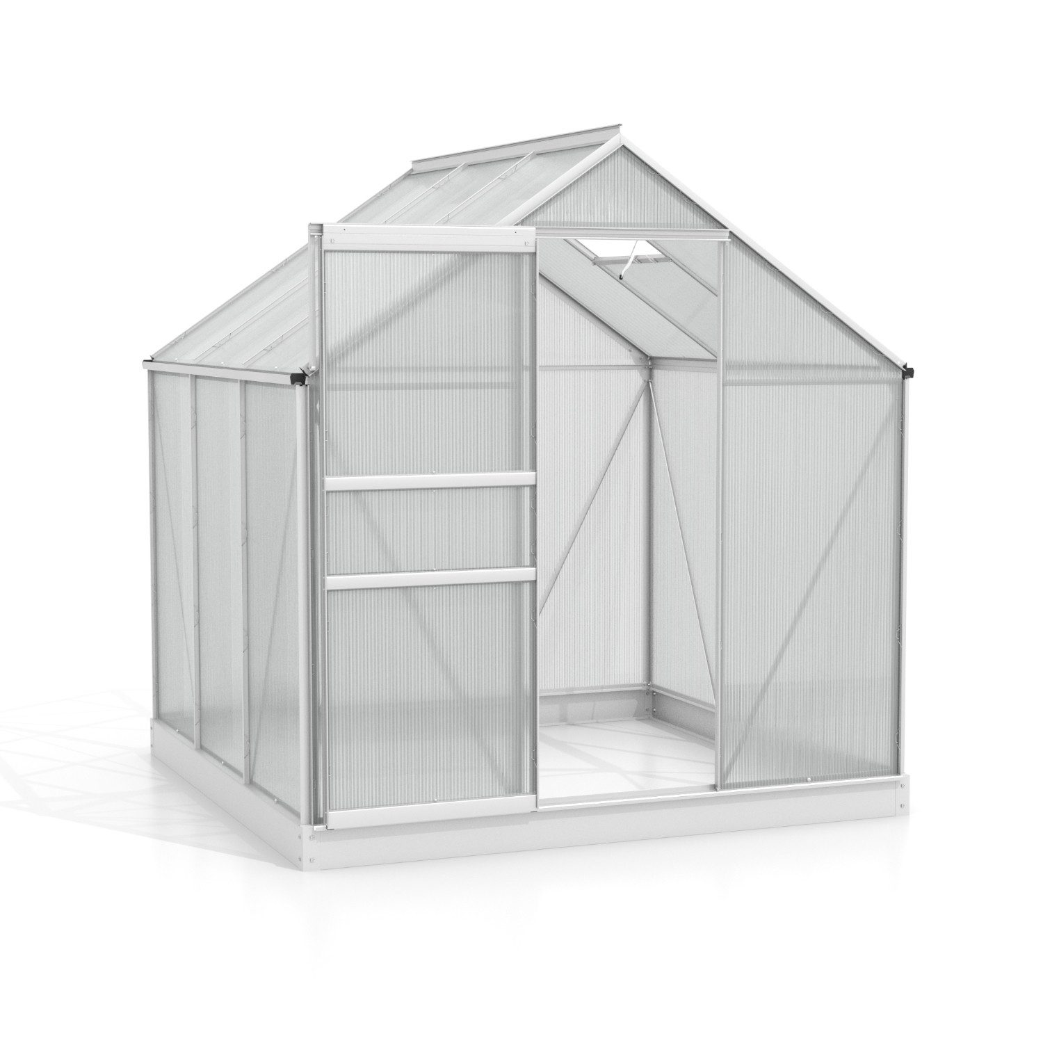 Vitavia Gewächshaus Planet 2500, 6,00 mm Wandstärke silberfarben | Rabatt: 28%