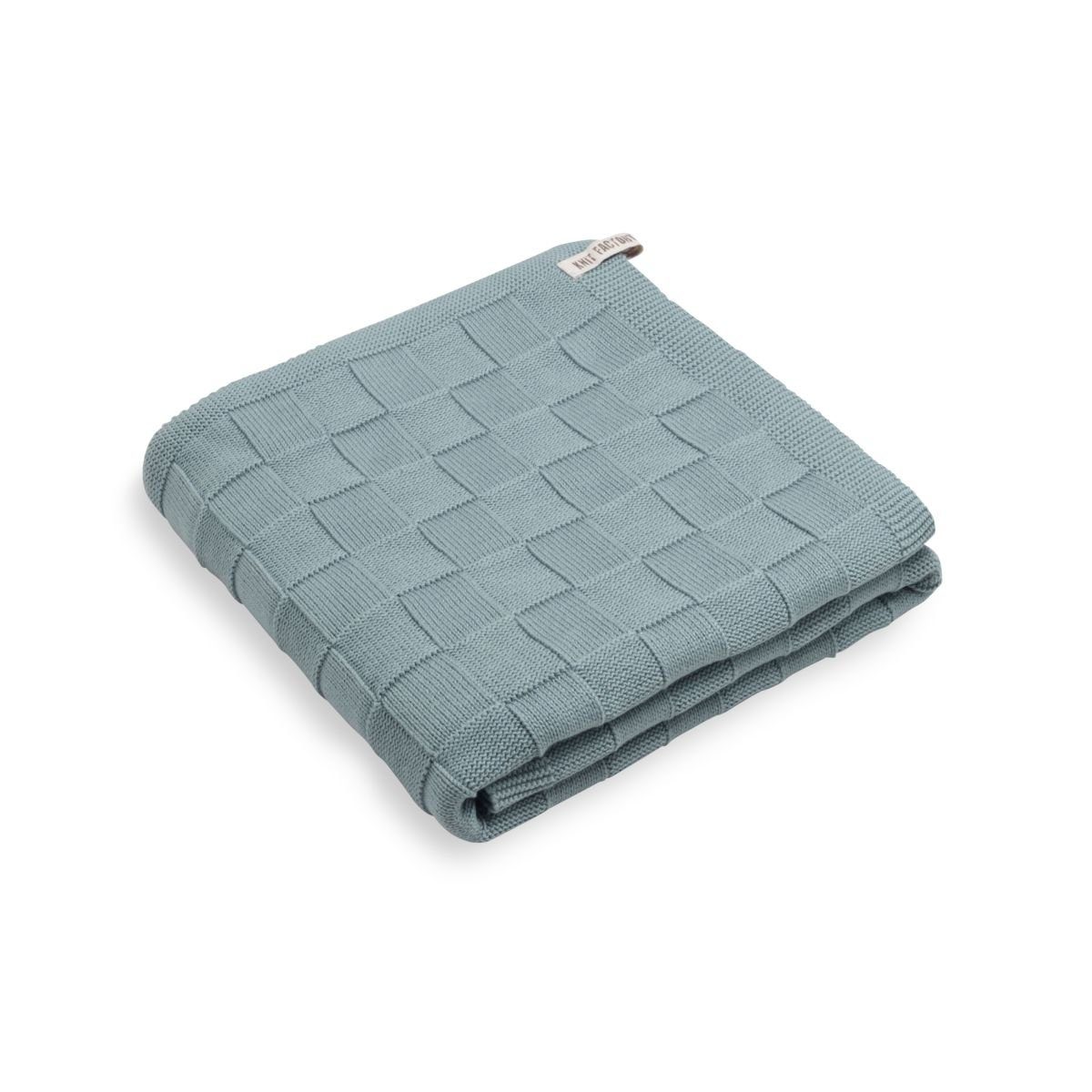 Knit Factory Handtuch Ivy Tücher 70x140 cm Stonegreen, Baumwolle (1-St), Handtuch Frottetuch