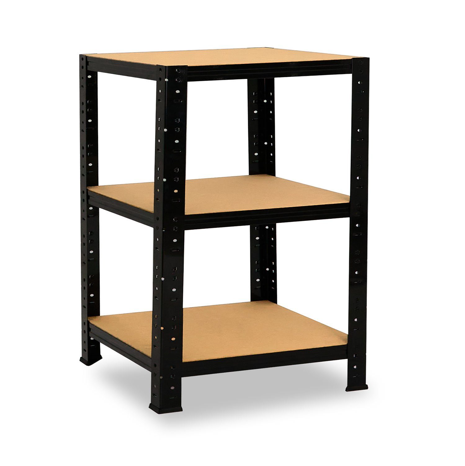 shelfplaza Schwerlastregal BLACK, 90x60x60cm schwarz, 3 günstig online kaufen