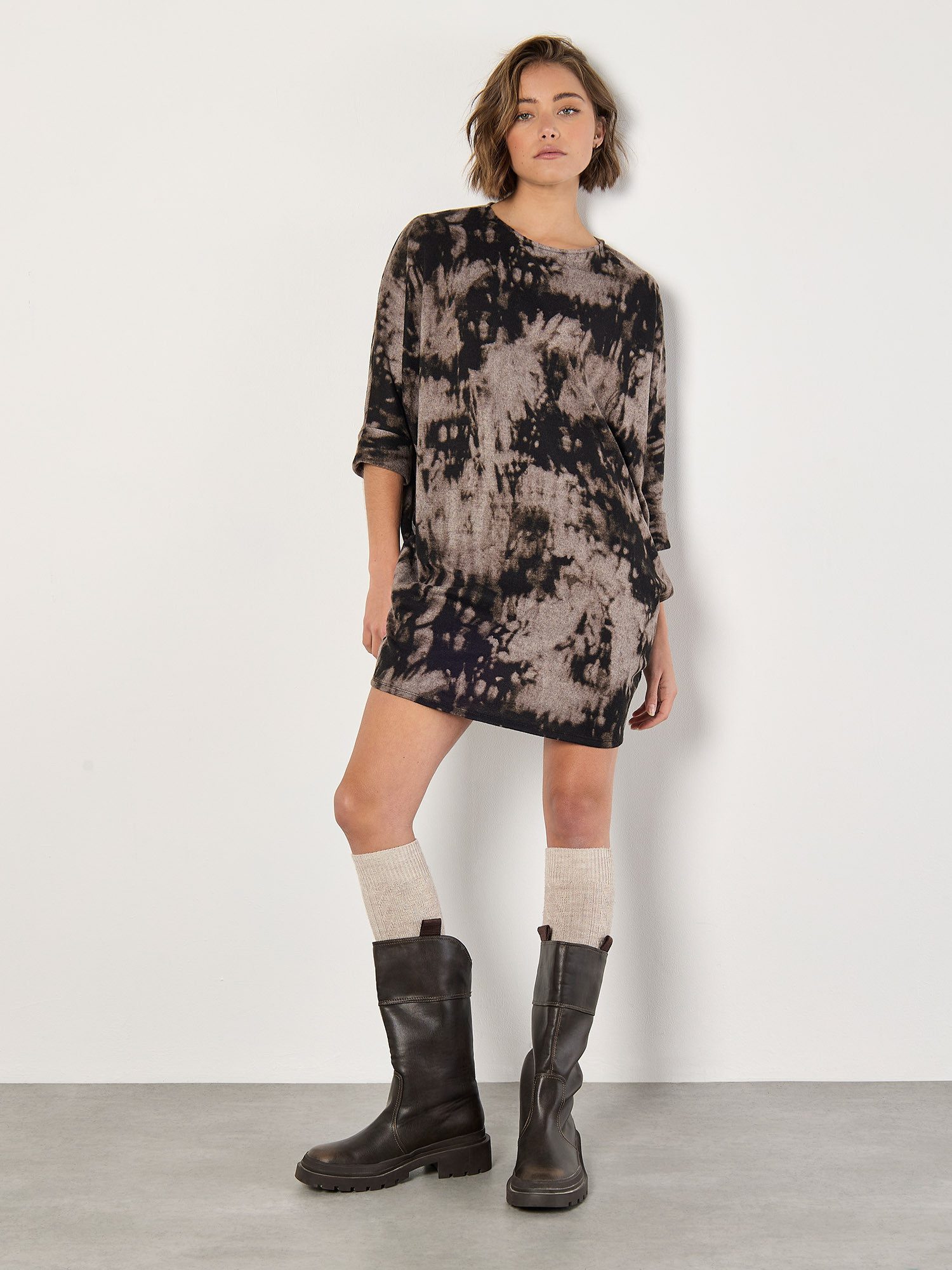 Strickkleid Minilanges Kleid