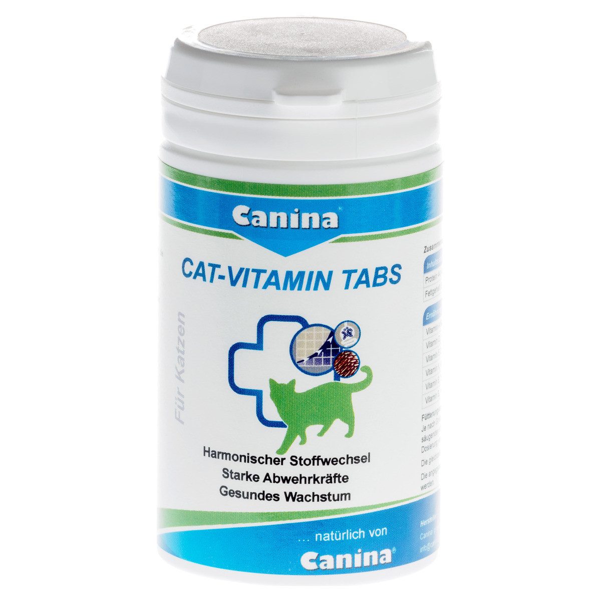 Canina Cat-Vitamin Tabs 50 g (ca. 100 Tabletten), Nahrungsergänzungsmittel für: Katze
