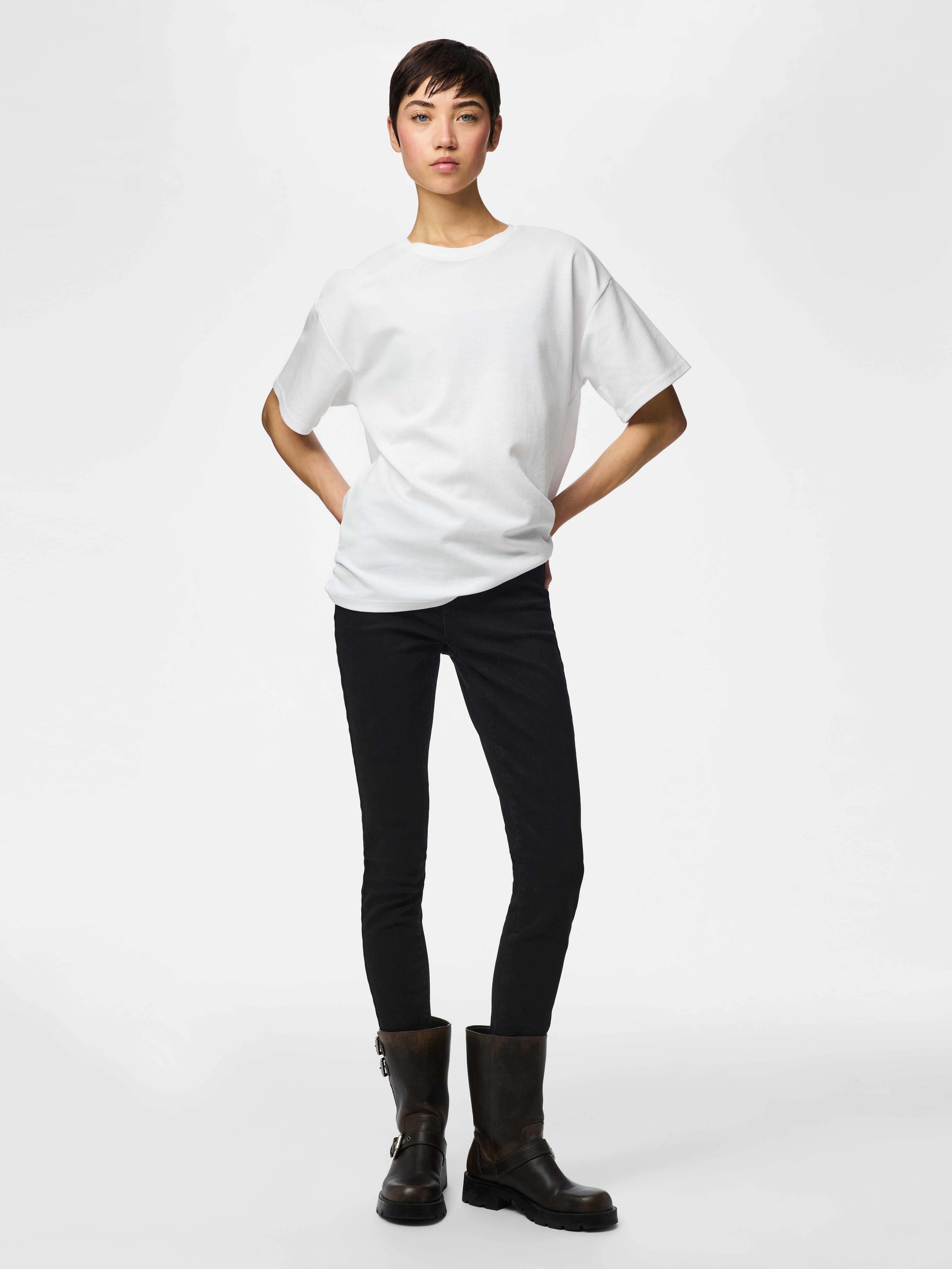 pieces Skinny-fit-Jeans PCDANA MW SKINNY JEANS BL102 NOOS BC