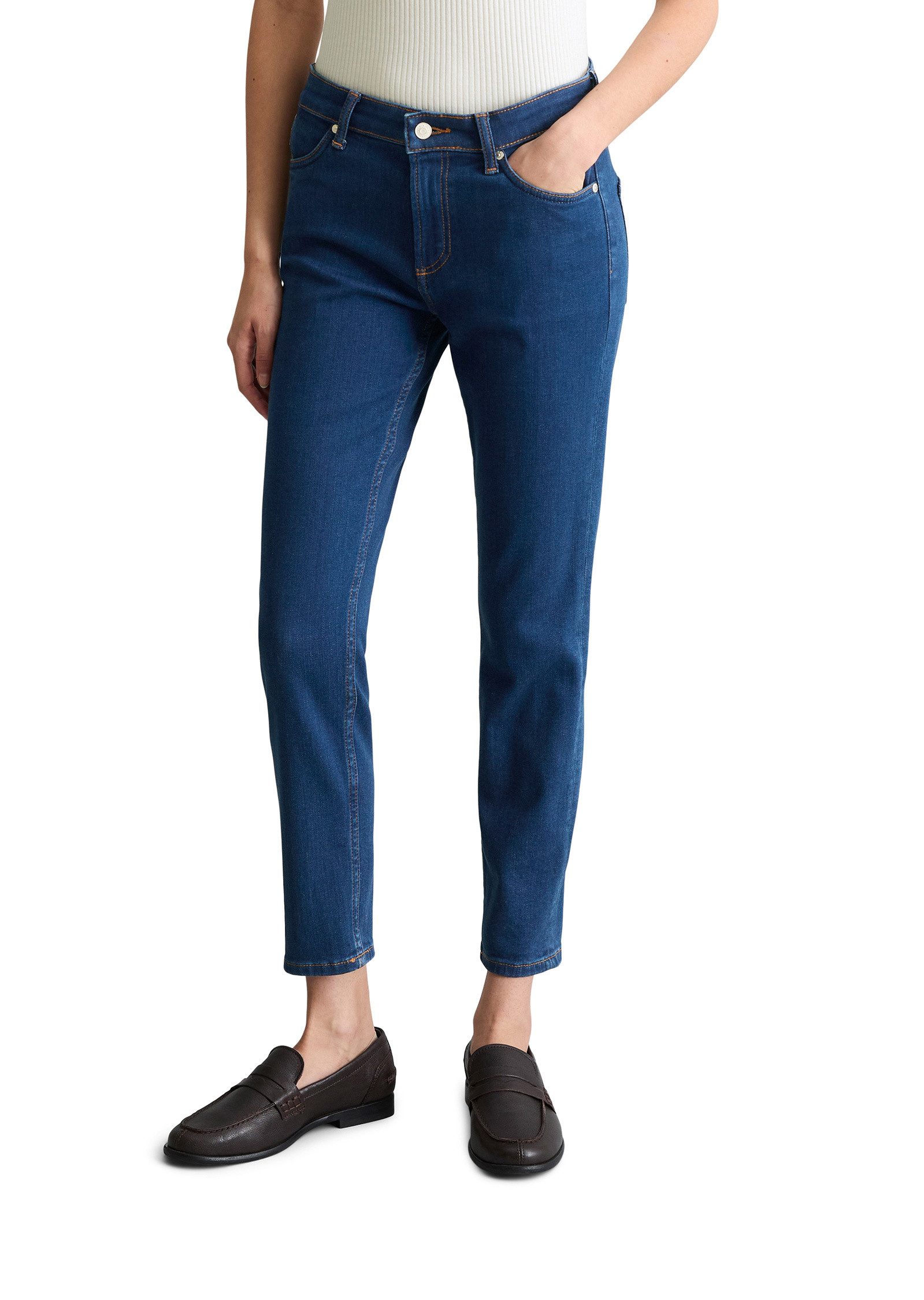 Marc O'Polo DENIM Skinny-fit-Jeans aus cleanem Baumwoll-Stretch