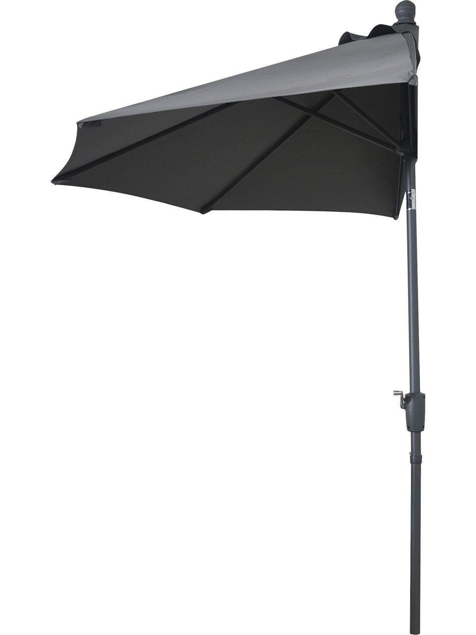 Trend Line Sonnenschirm TrendLine Balkon-Halbschirm anthrazit, günstig online kaufen