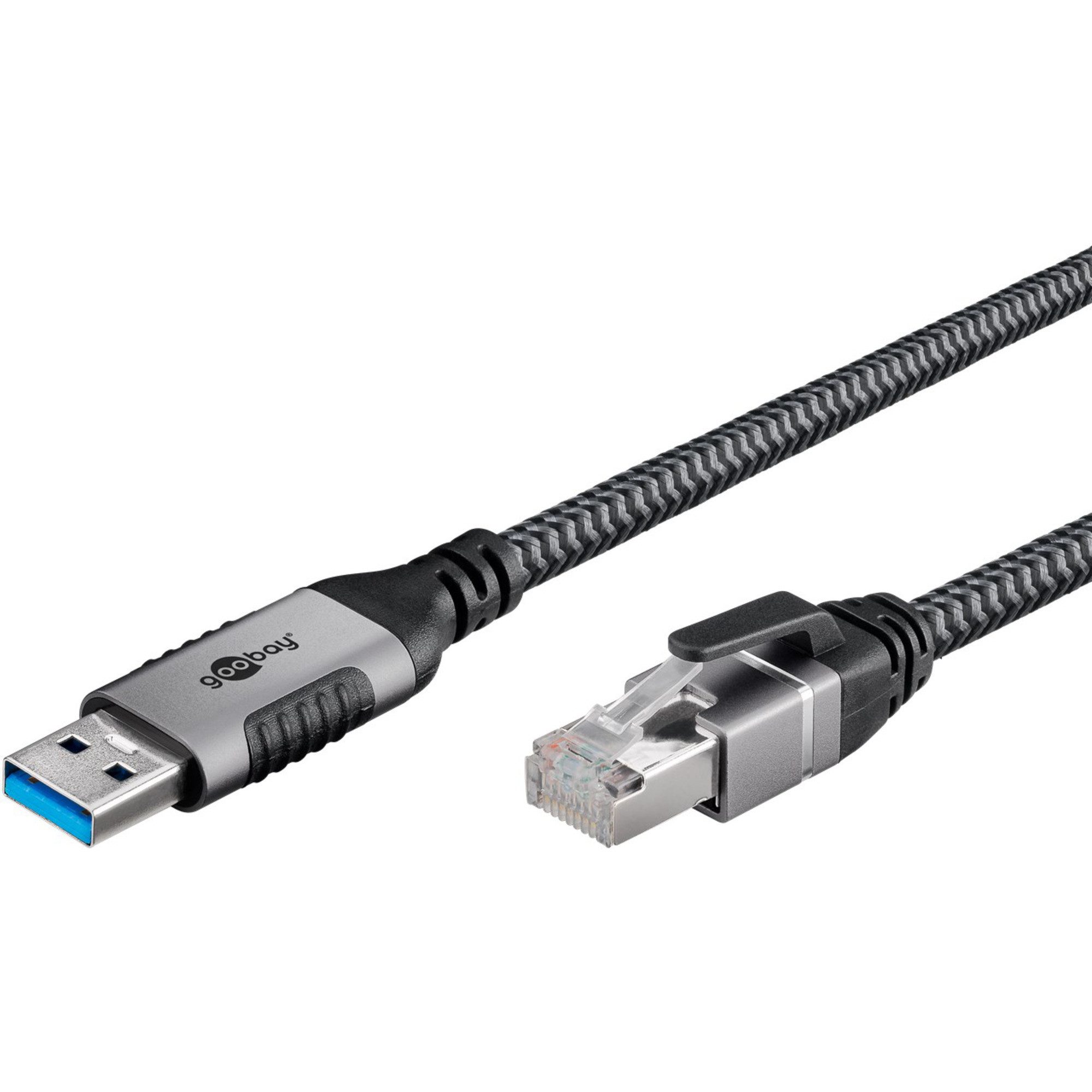 goobay Ethernet-Kabel USB-A 3.2 Gen1 Stecker > Computer-Kabel