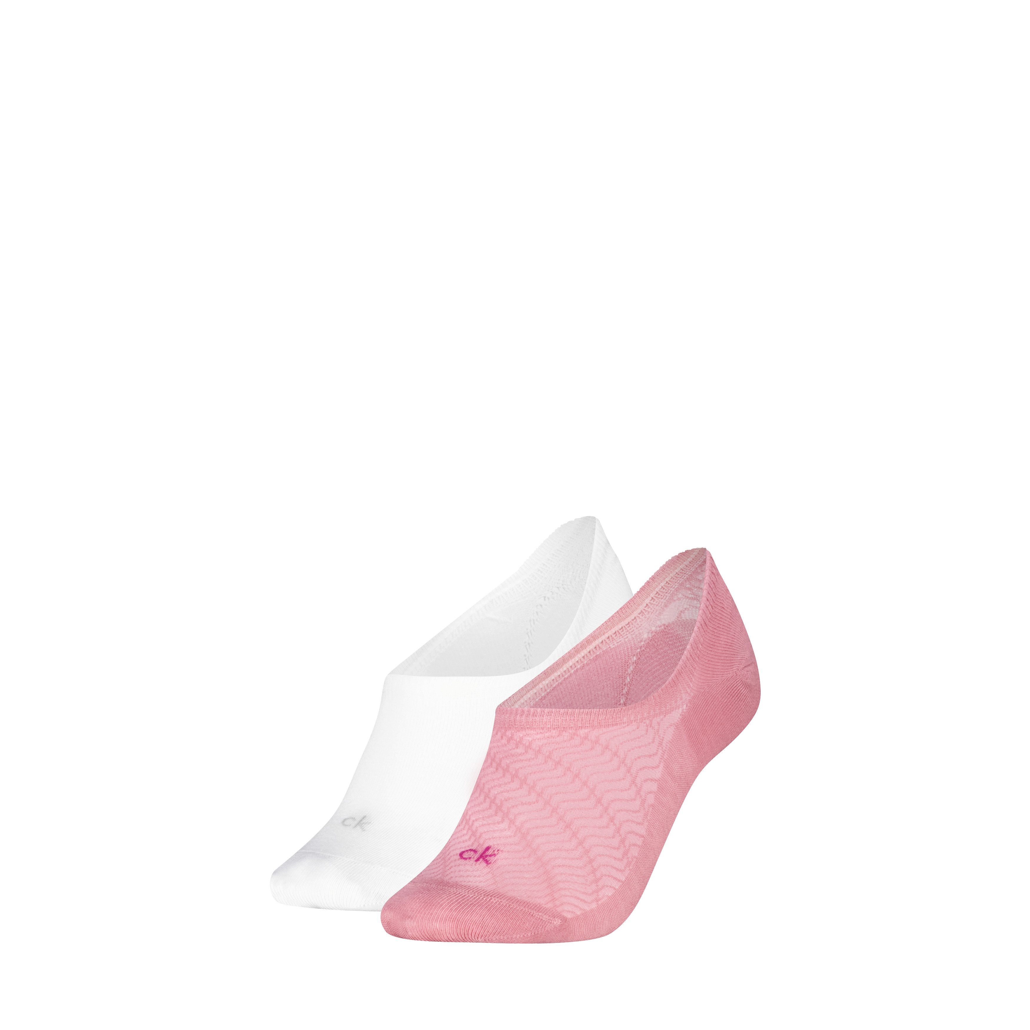 Calvin Klein Füßlinge CK WOMEN FOOTIE HC STRUCTURE (2 Paar) weich, elastisch