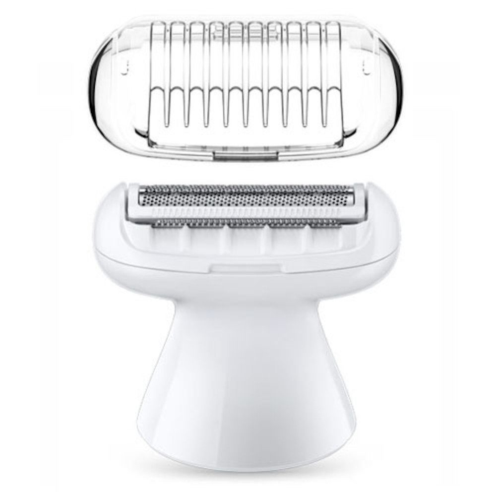 Braun Epilieraufsatz Scherkopf inklusive Schutz- & Триммерыkappe für Silk-épil 9 Flex - weiß