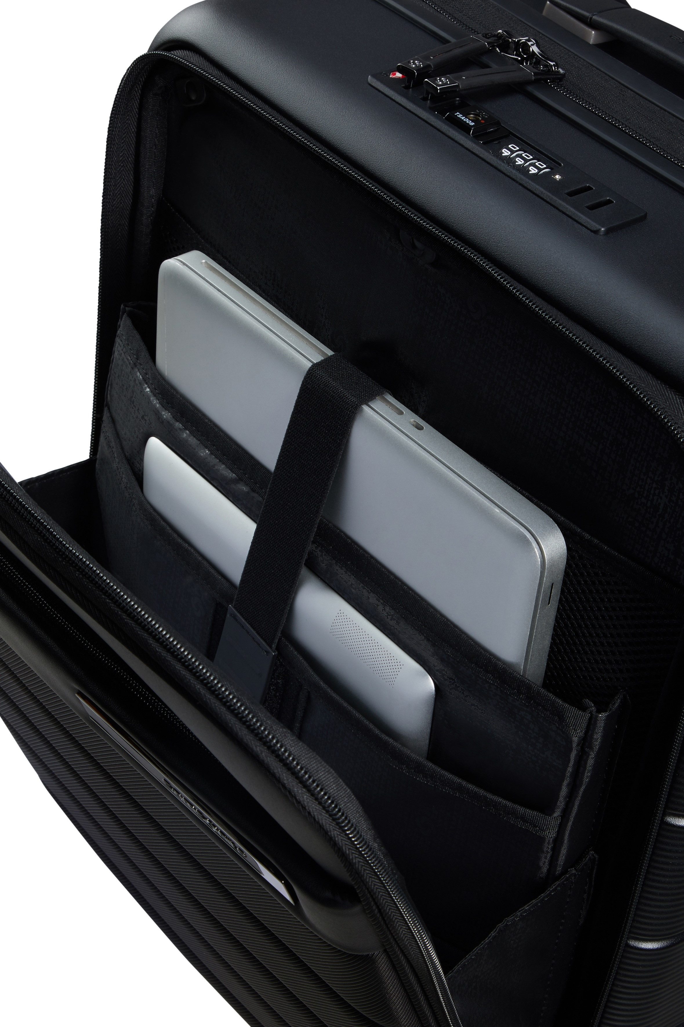 Samsonite Hartschalen-Trolley NEOPOD 55/23 EXP, 4 Rollen, aus Polypropylen, mit praktischem Bodenfach