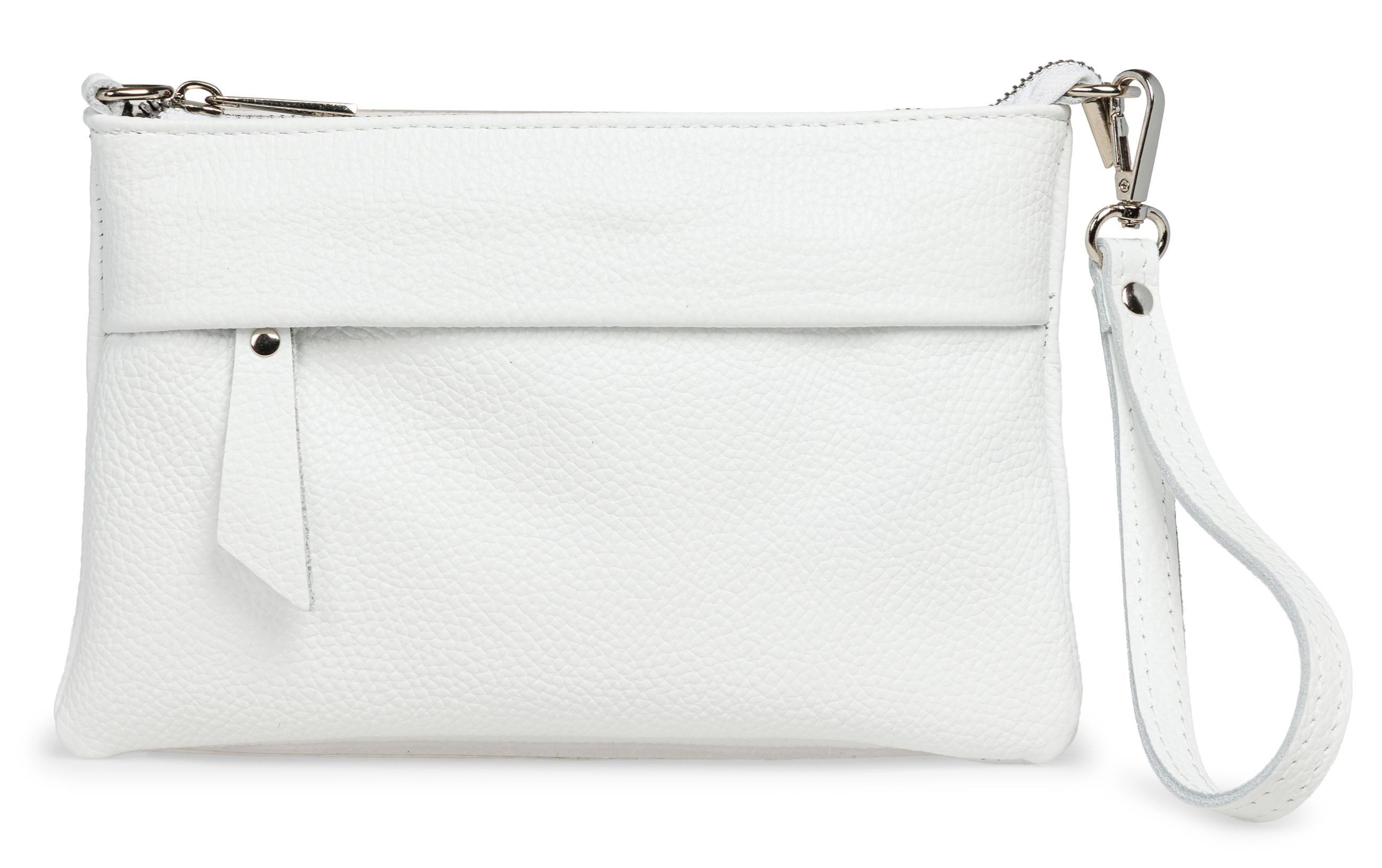 Caspar Clutch Elegante Echtleder Clutch Damen Tasche - CLASSIC LINE - Modell No.845, leicht, elegant & unempfindlich - 100% Echtleder - Handmade in Italy