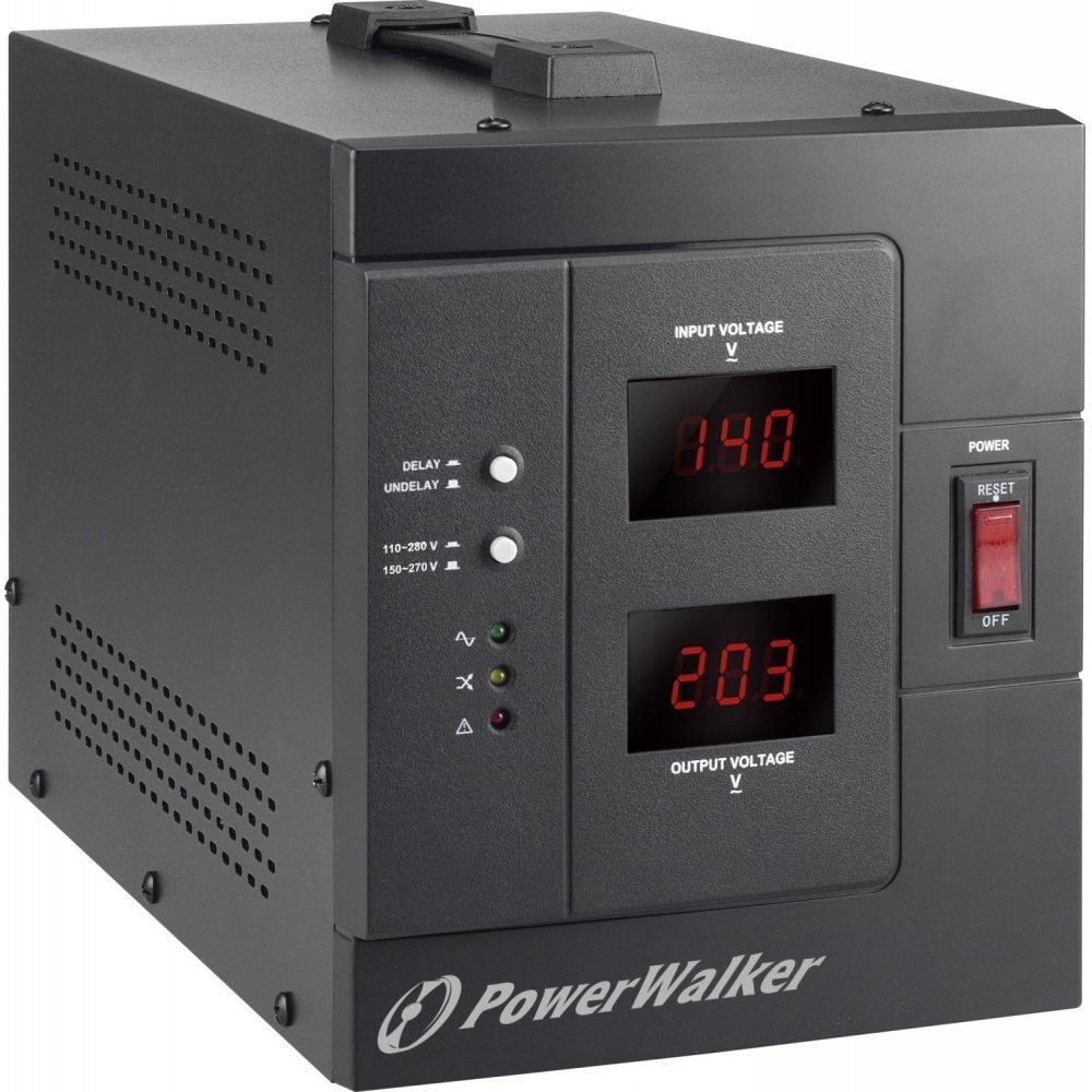 BlueWalker Spannungswandler PowerWalker AVR 3000 SIV FR - Spannungsregler - schwarz