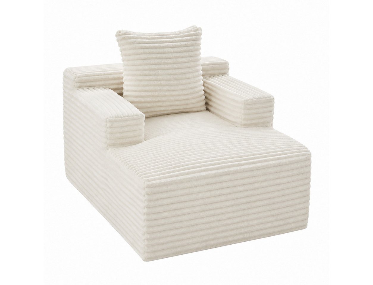 ANYSUN Sofa Cord-Schlafsofa,Kindersofa,Relaxsessel,Loungesessel,Jugendsofa, 117 × 81 × 50 cm Bequemes Einzelsitz-Bodensofa,Relaxsessel Cord,Lesesessel bequem, fur Wohnzimmer, Büro & Wohnung,Apartment,ohne Montage