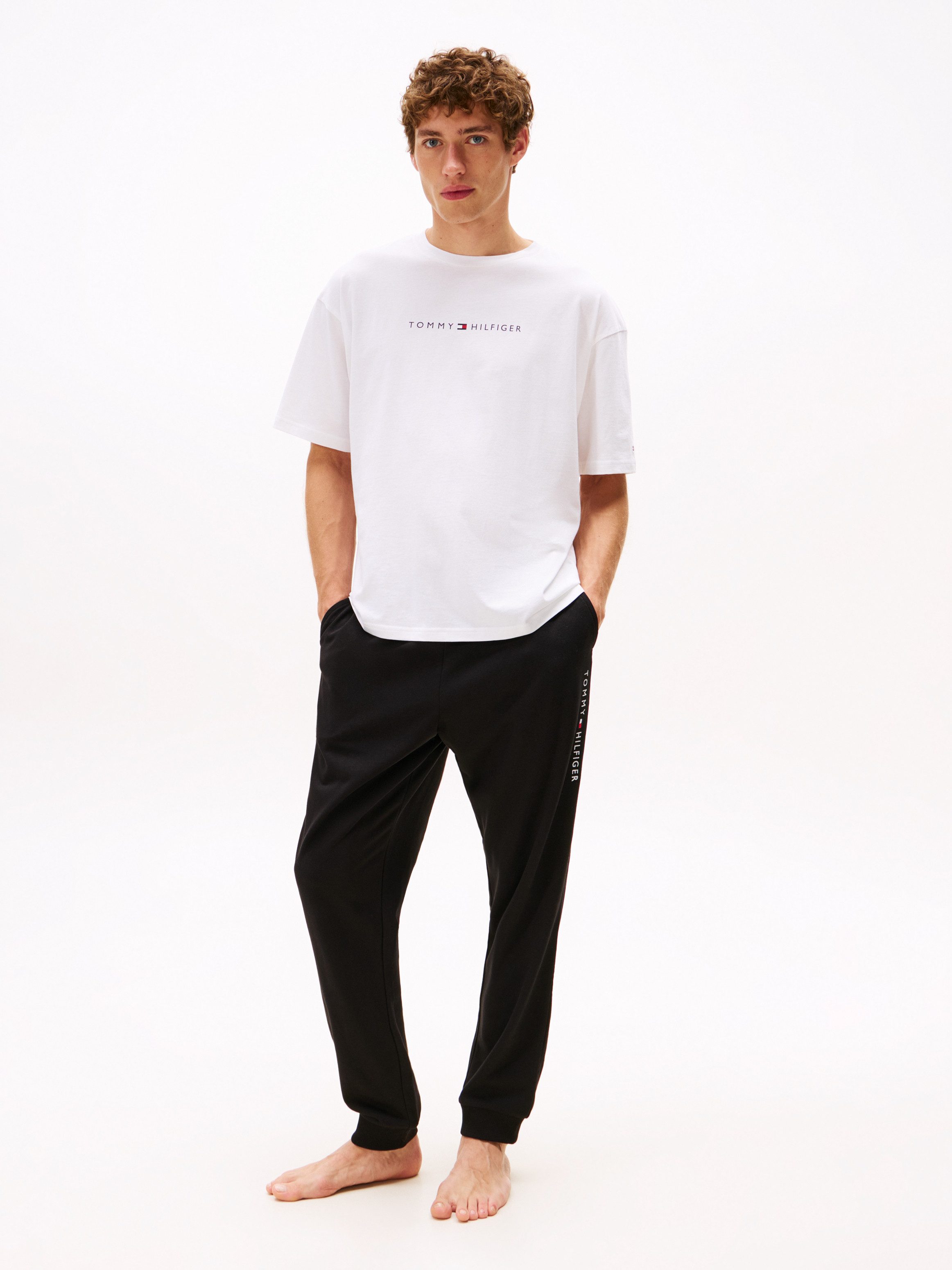 Tommy Hilfiger Underwear T-Shirt TEE CONT. LOGO mit Rundhals, normale Passform