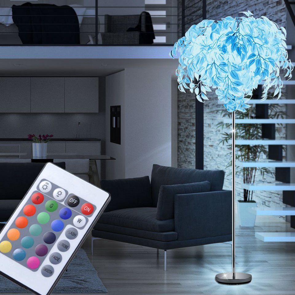 LED Stand Leuchte Decken Bogen Lampe verstellbar RGB Farbwechsler Fernbedienung