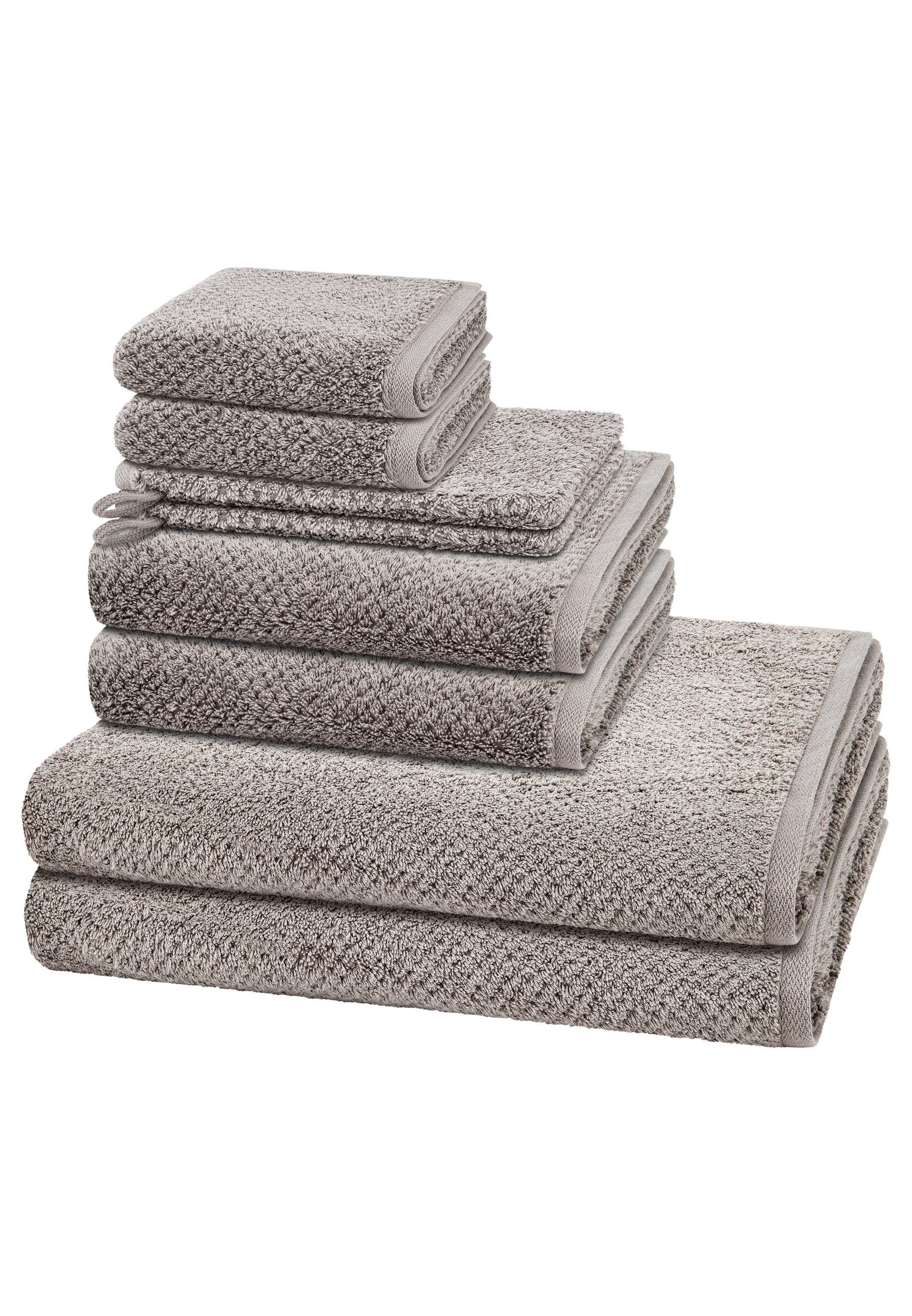 Cawö Handtuch Set Pure, Walkfrottee (Spar-Set, günstig online kaufen