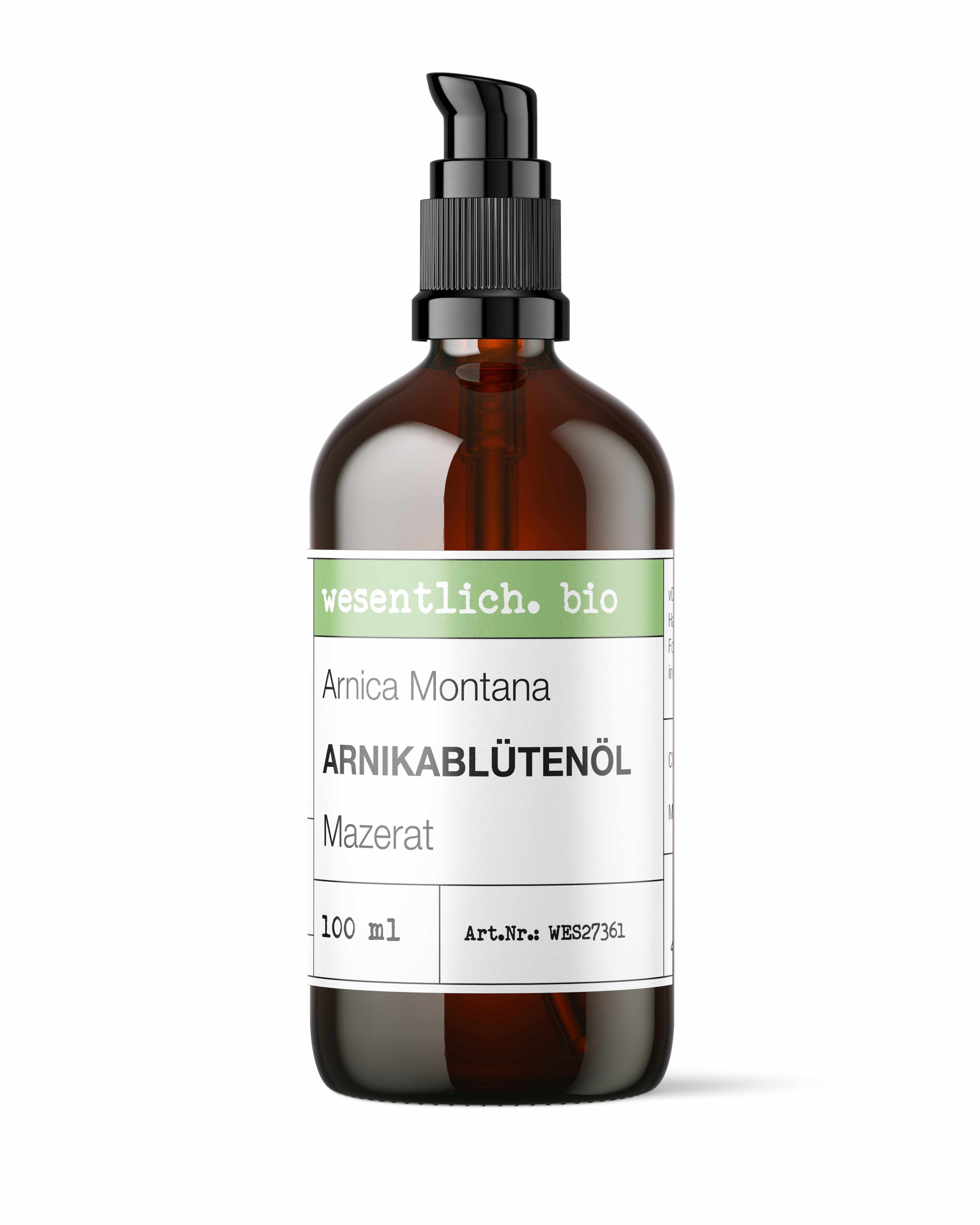 wesentlich. Körperöl Arnikablütenöl bio 100ml