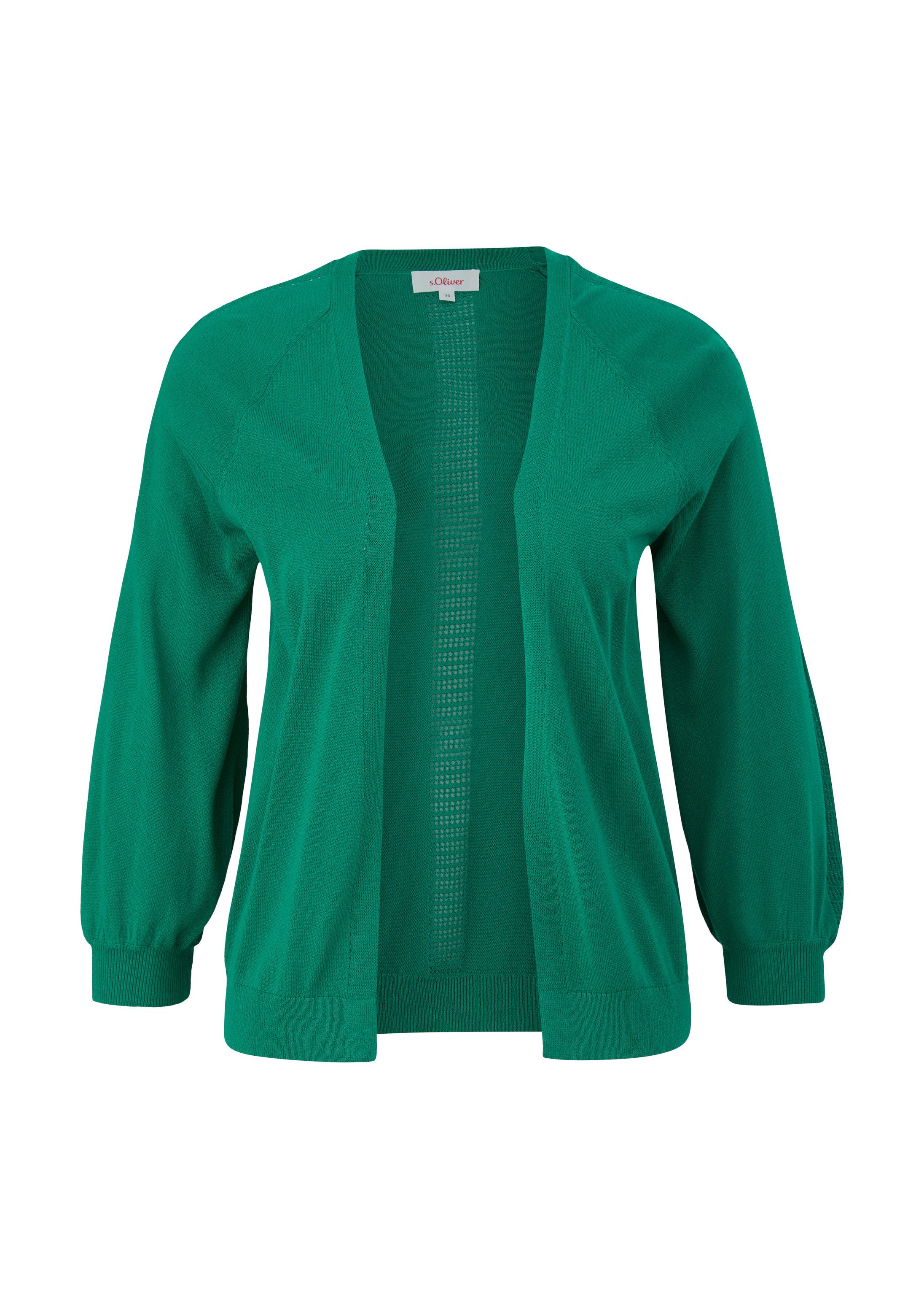 s.Oliver Cardigan Strickjacke Strickjacke aus Viskose