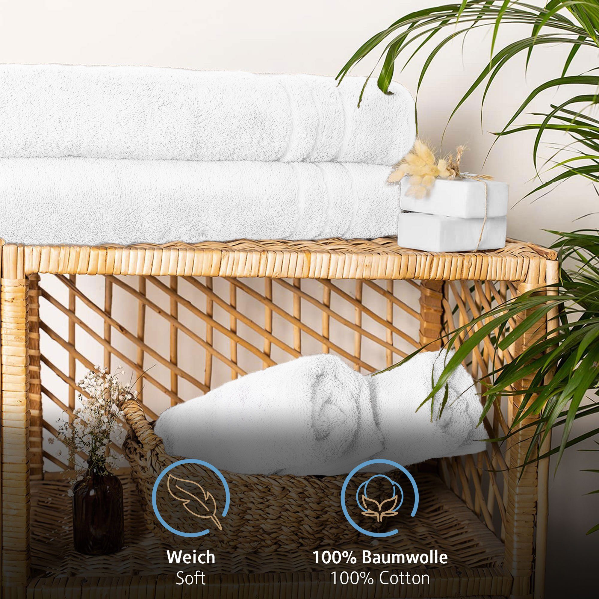 Komfortec Saunatuch 80x200 cm Saunatücher Set günstig online kaufen
