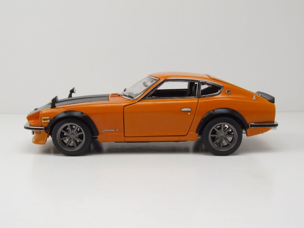Sun Star Modellauto Datsun Fairlady Z (S30) 1971 orange Carbonhaube, Maßstab 1:18