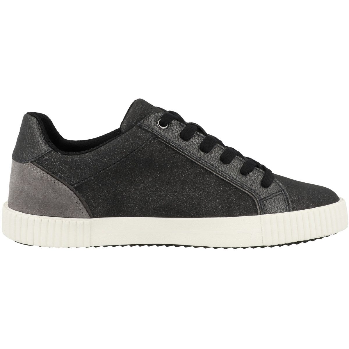 Geox D Blomiee C Damen Sneaker Turnschuhe, Sportschuhe, Freizeitschuhe, Halbschuhe, Schnürschuhe