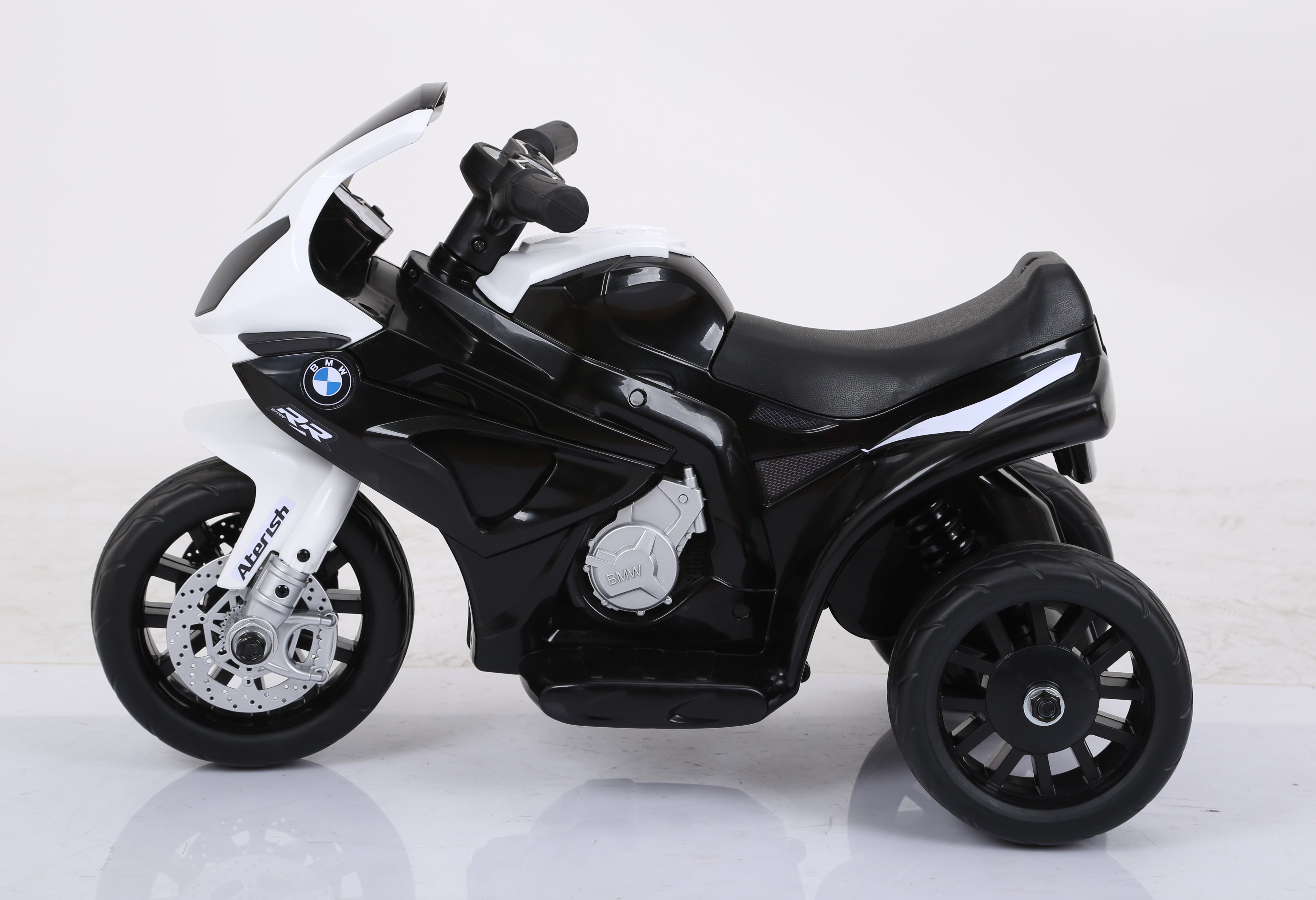 BoGi Elektro-Kindermotorrad BMW S1000RR Motorrad Dreirad mit Ledersitz 6V, günstig online kaufen