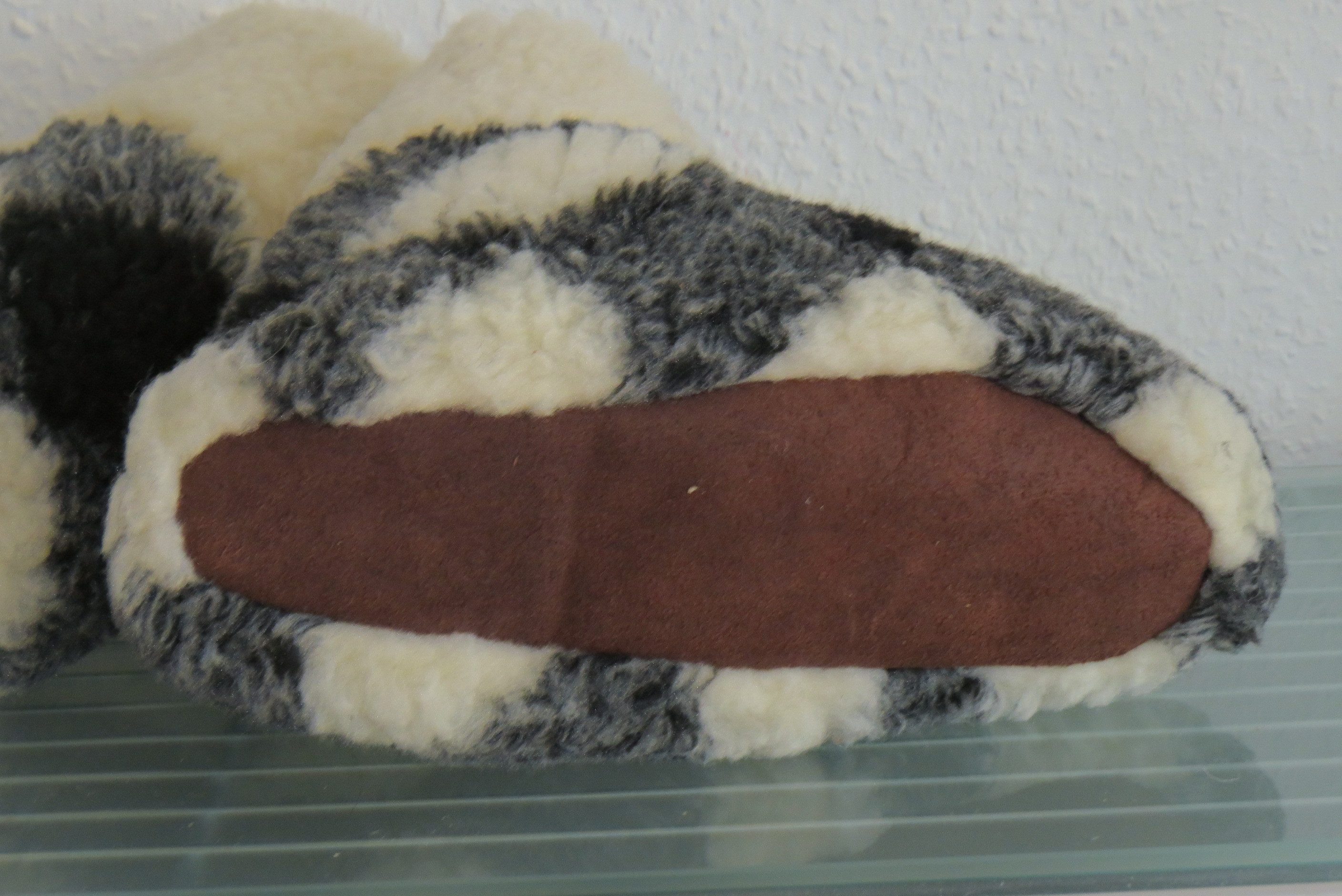 Holzprodukte Hüttenschuhe Hausschuhe Hüttenschuh Schaffell Lammfell Pantoffeln NEU Plüsch Hausschuhe