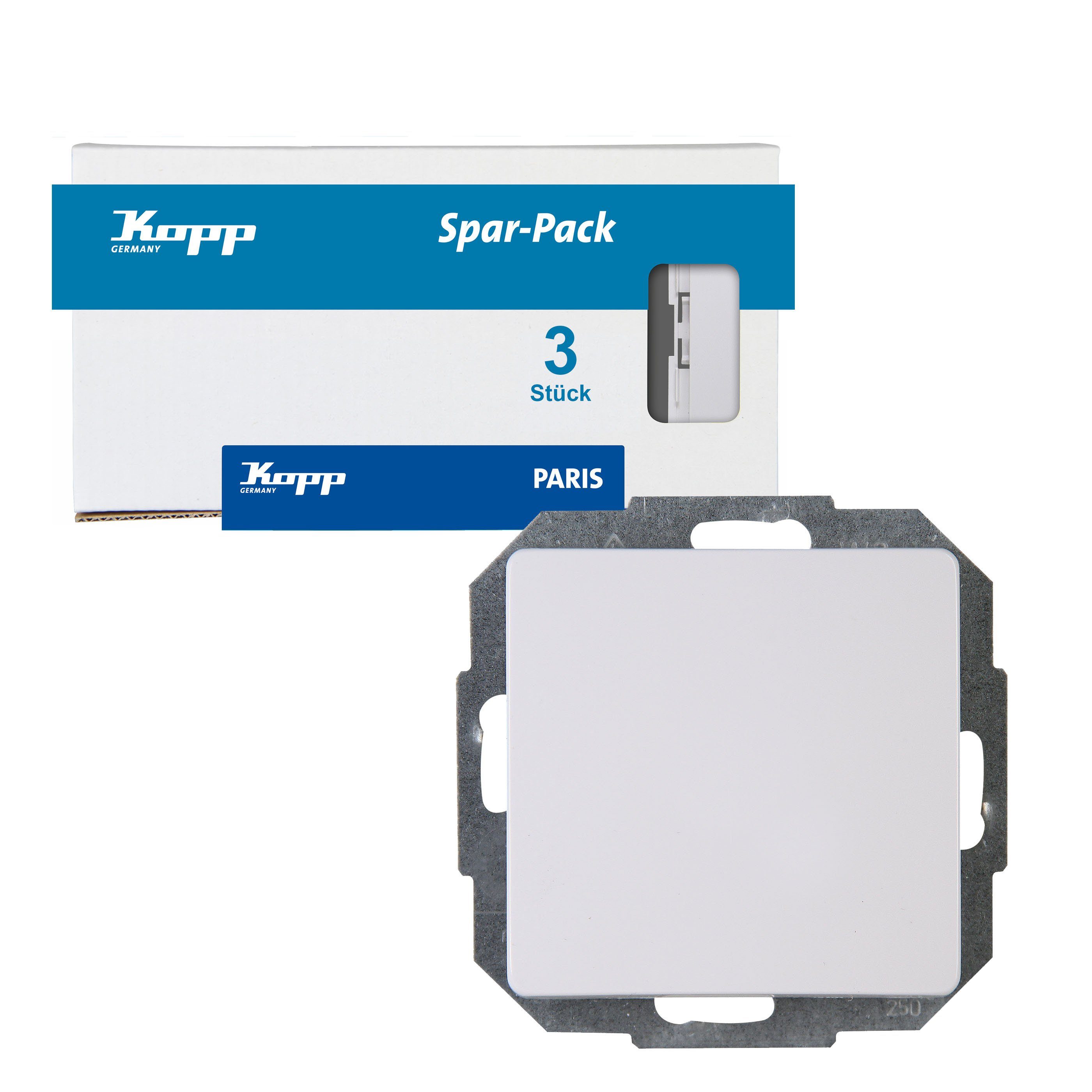 Kopp Schalter Paris (Spar-Set, 3-St)