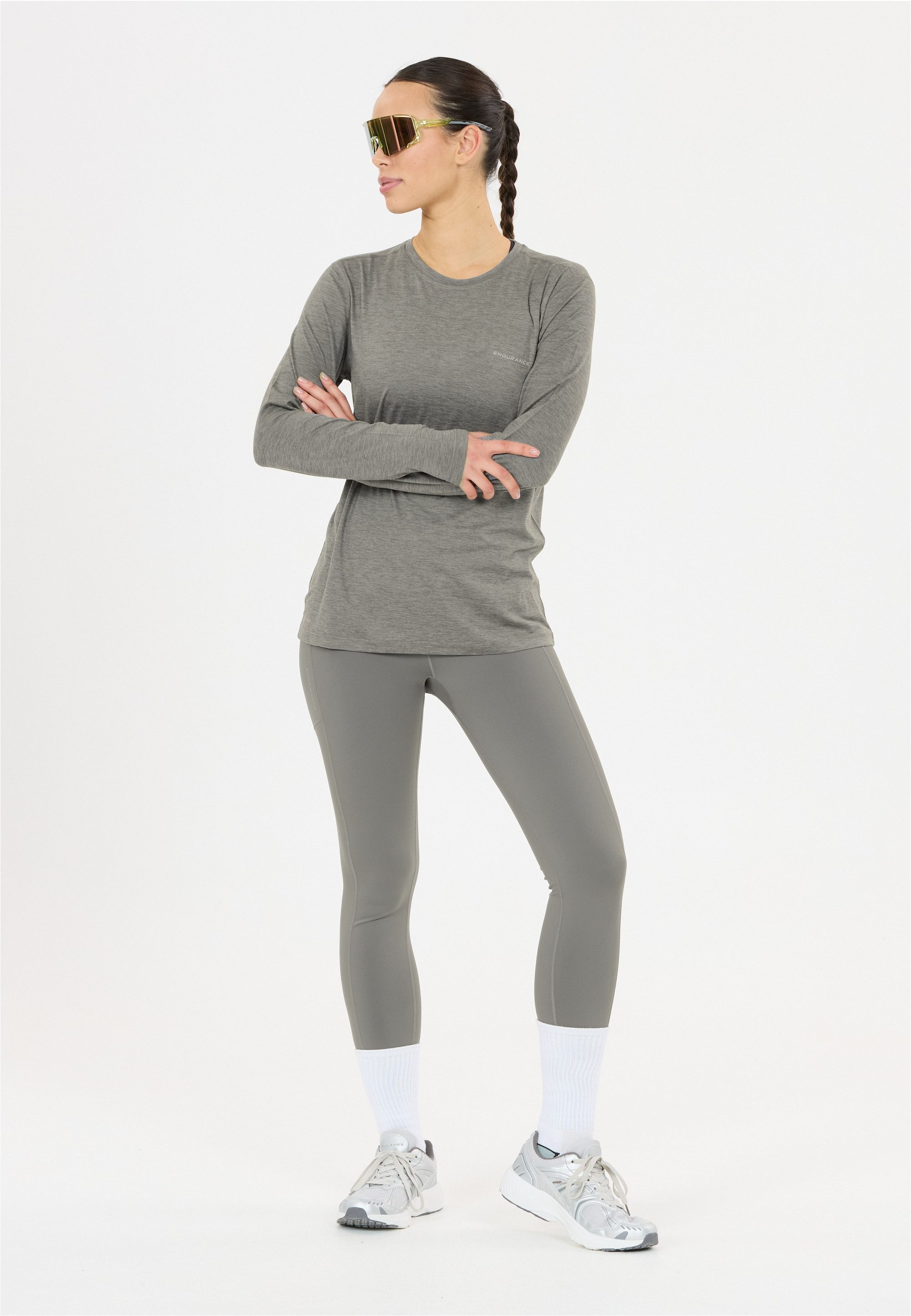 ENDURANCE Langarmshirt Alvaly mit 4-Wege-Stretch und Quick Dry-Technologie