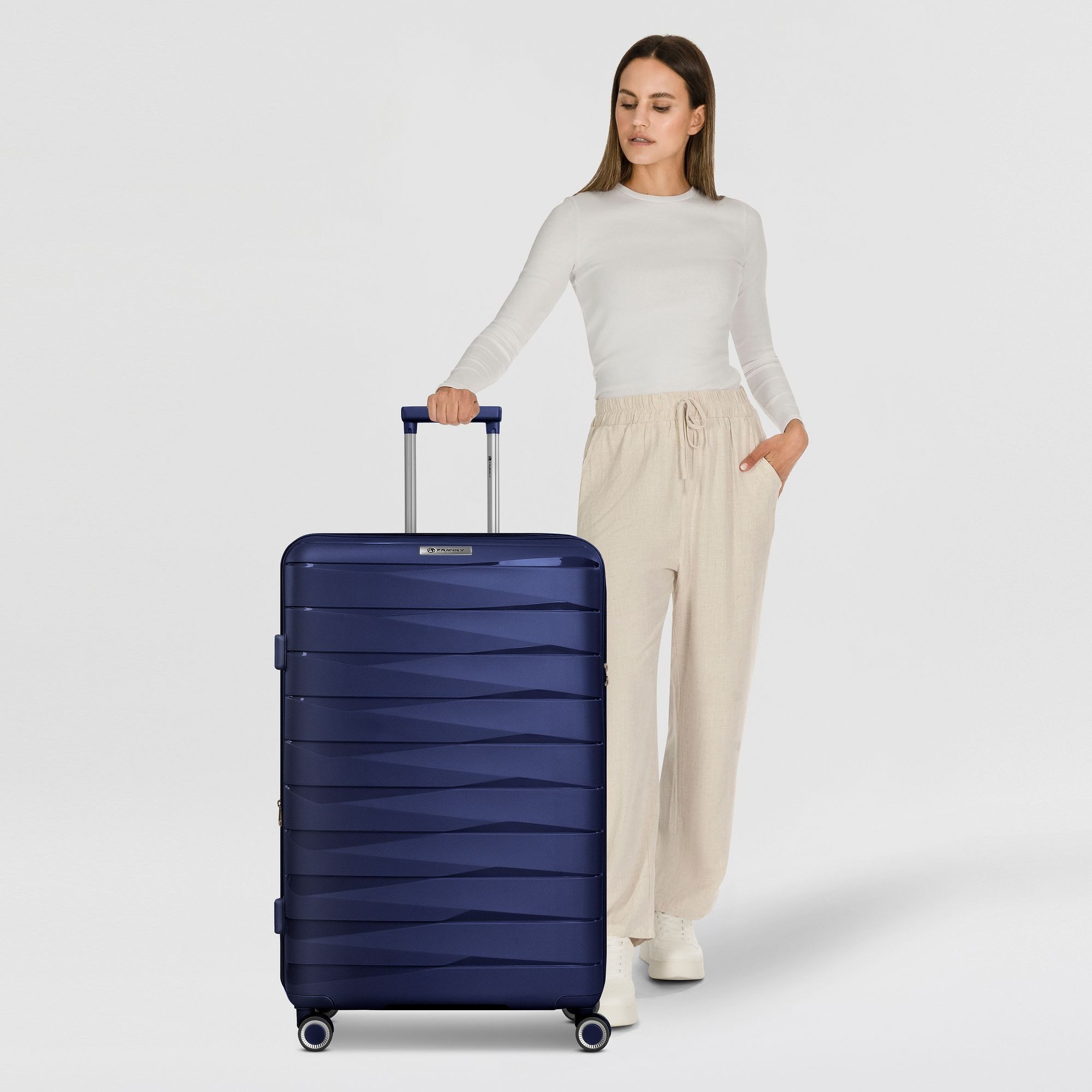Franky Hartschalen-Trolley London, 4 Rollen, Polypropylen
