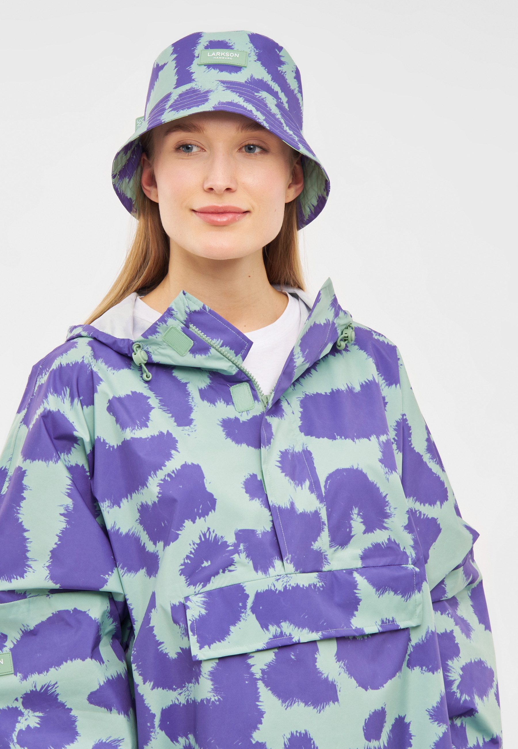LARKSON Regenhut Mats Regenhut, Wassersäule 10.000 mm (1-St., 1) Wasserdichter Bucket Hat mit verschweißten Nähten