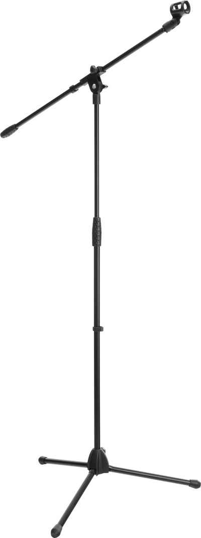 McGrey Mikrofonständer McGrey MBS-01 Mikrofonständer mit Galgen und Mikrofonklemme, (1-tlg), Schwenkarm, höhenverstellbar bis ca. 154 cm