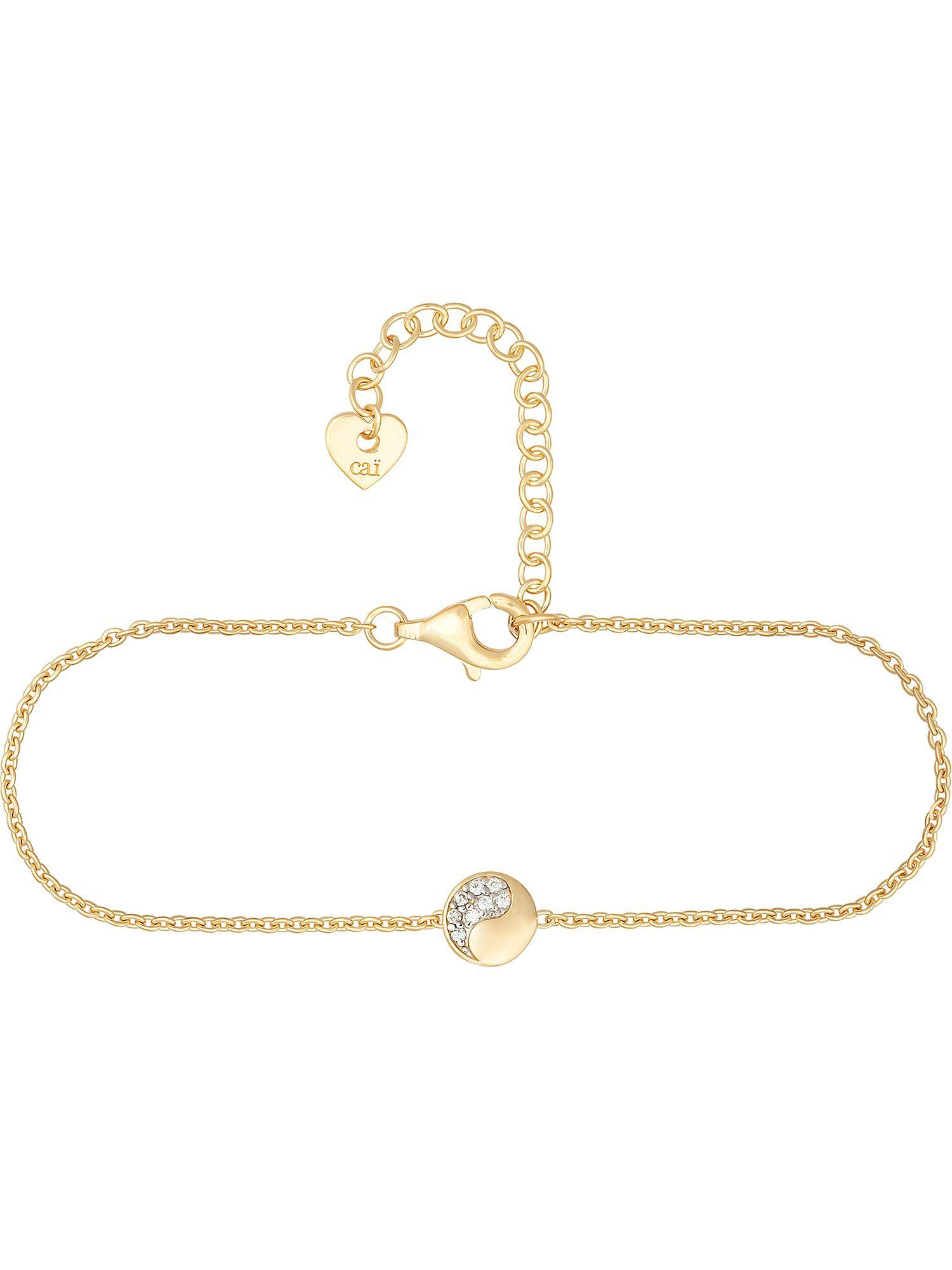 CAÏ Silberarmband Caï Damen-Armband 925er Silber 8 Zirkonia, Modern