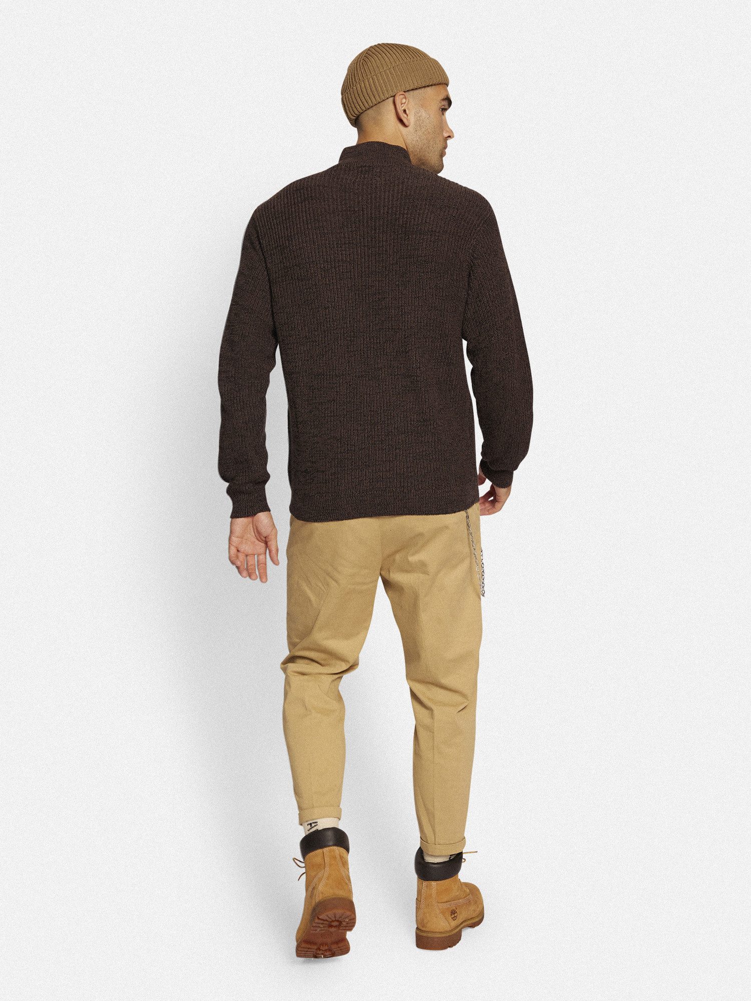 REDEFINED REBEL Rundhalspullover Redefined Rebel Knit RRGunnar Knit
