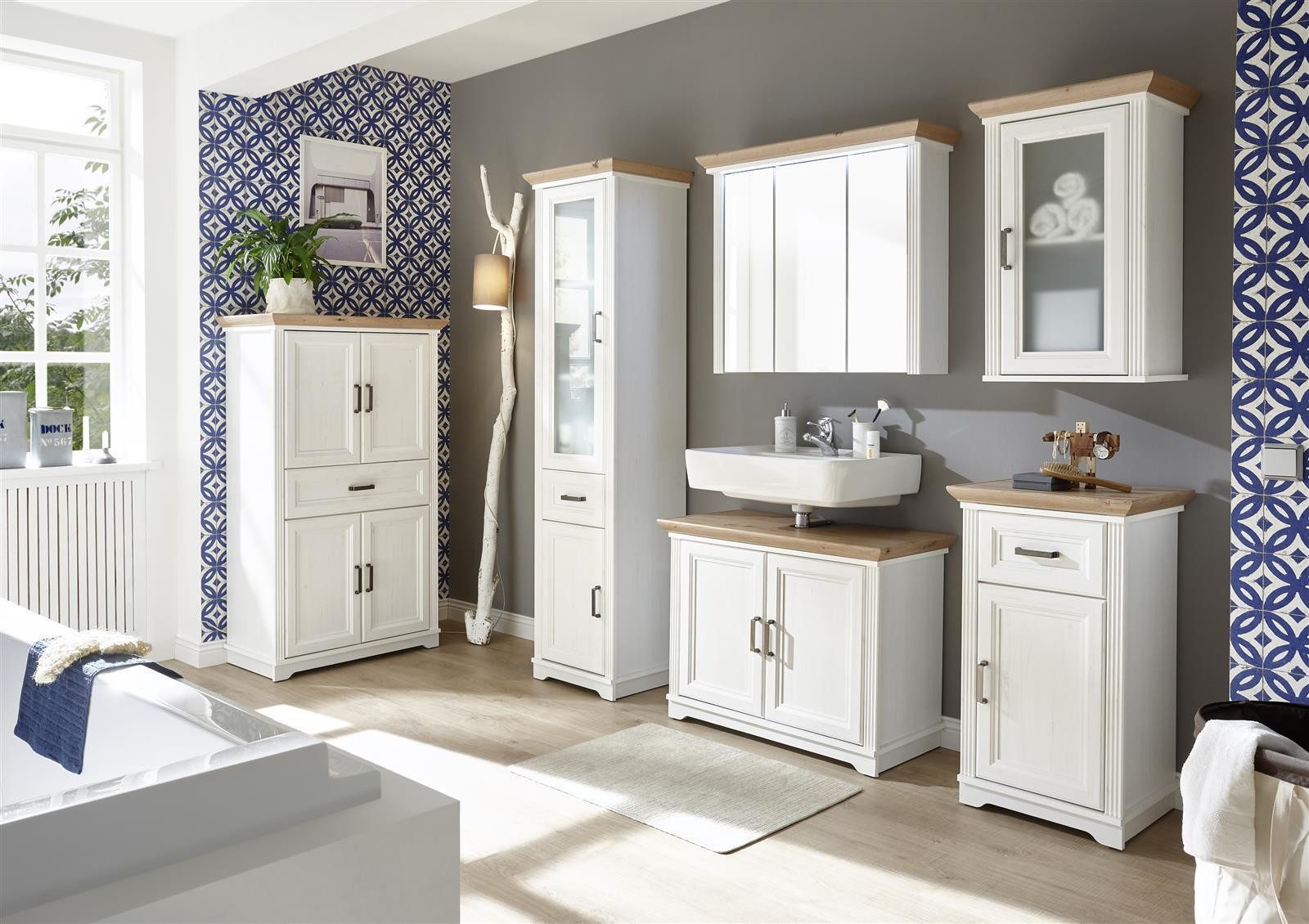 PREISBRECHER Hängeschrank Jasmin 48 x 75 x 33 cm (B/H/T)