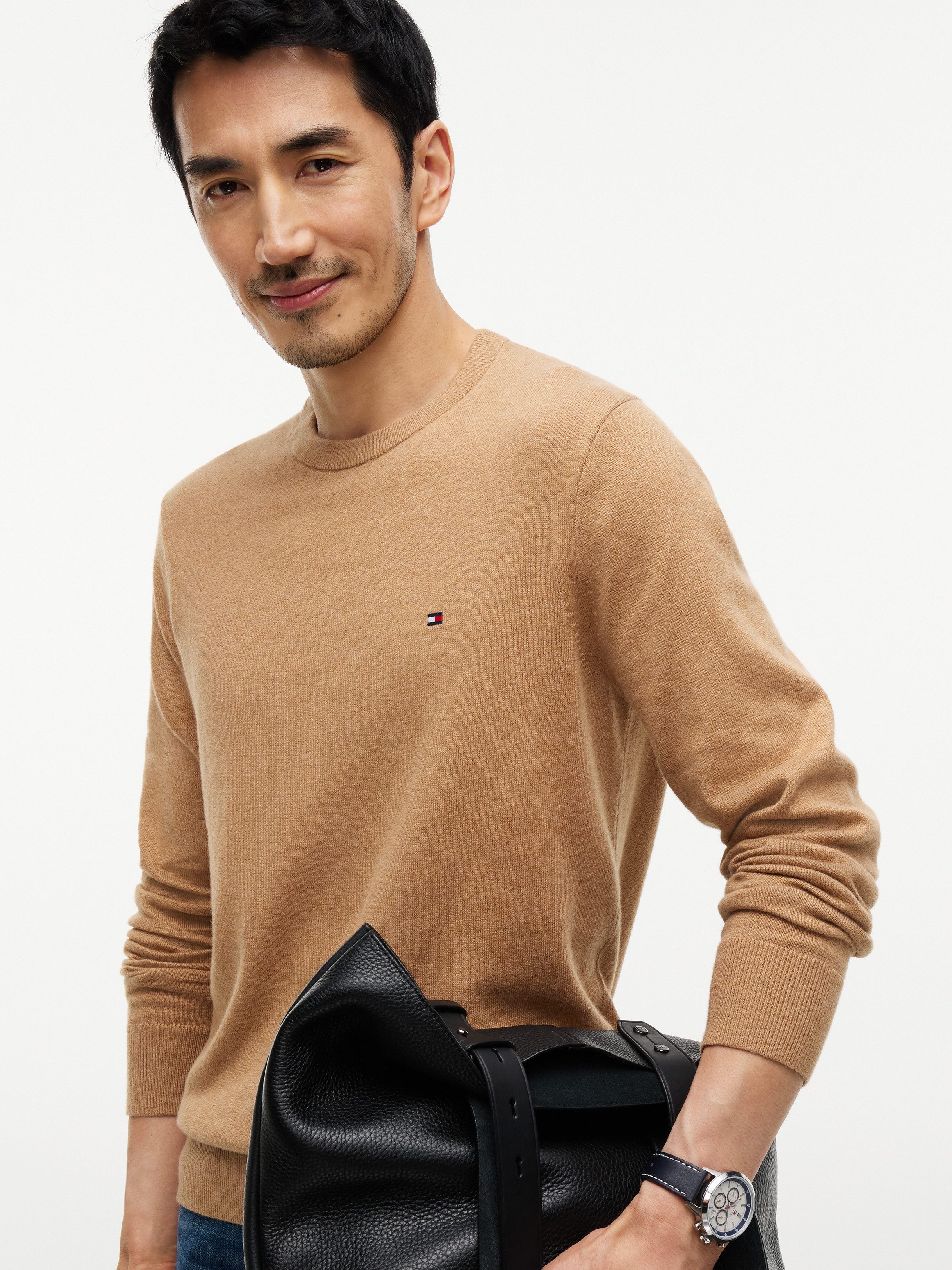 Tommy Hilfiger Rundhalspullover PIMA ORG CTN CASHMERE CREW NECK – Bild 2 von 5