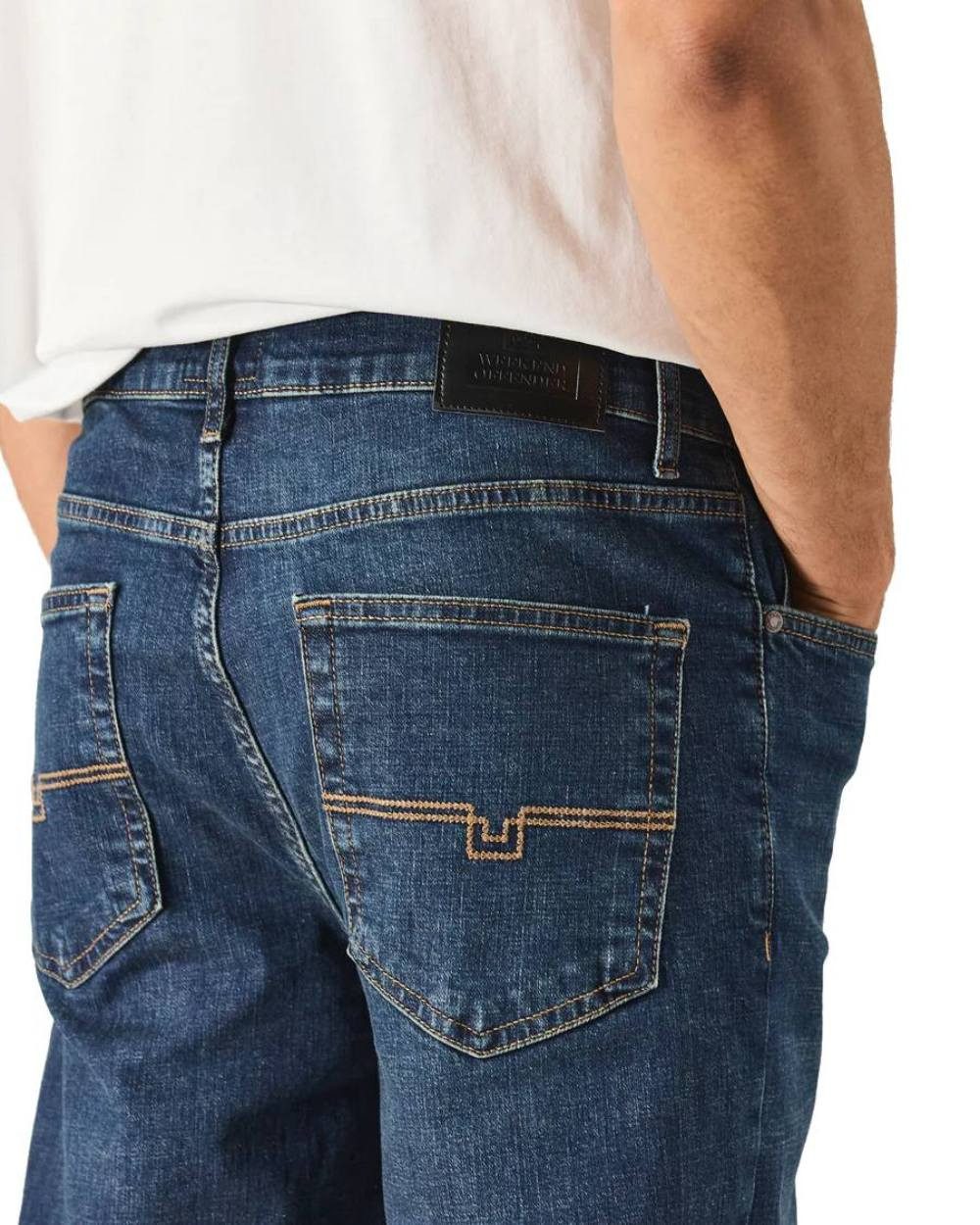 Weekend Offender Straight-Jeans Jeans Weekend Offender Straight Fit Vintage-Look – Bild 3 von 3