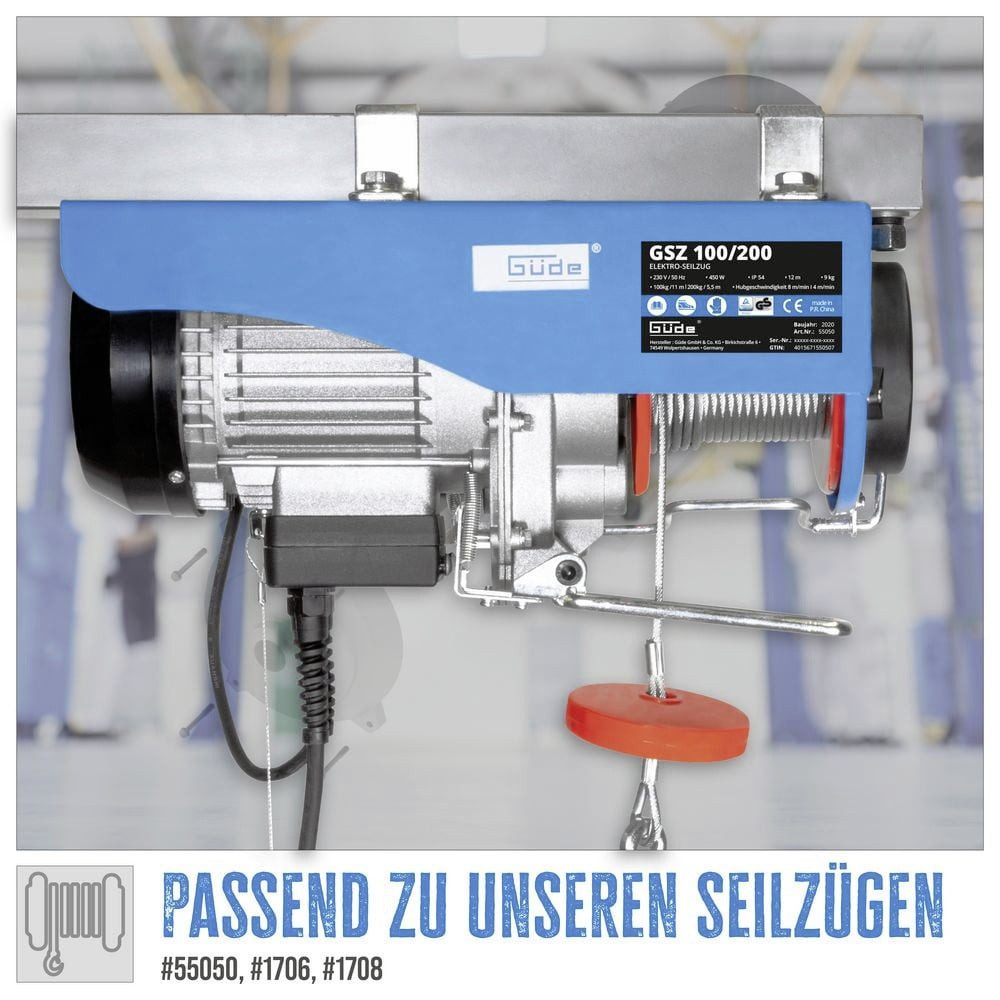 Güde Schwenkarm Güde Schwenkarm 1200 100-600 kg bis 110 cm