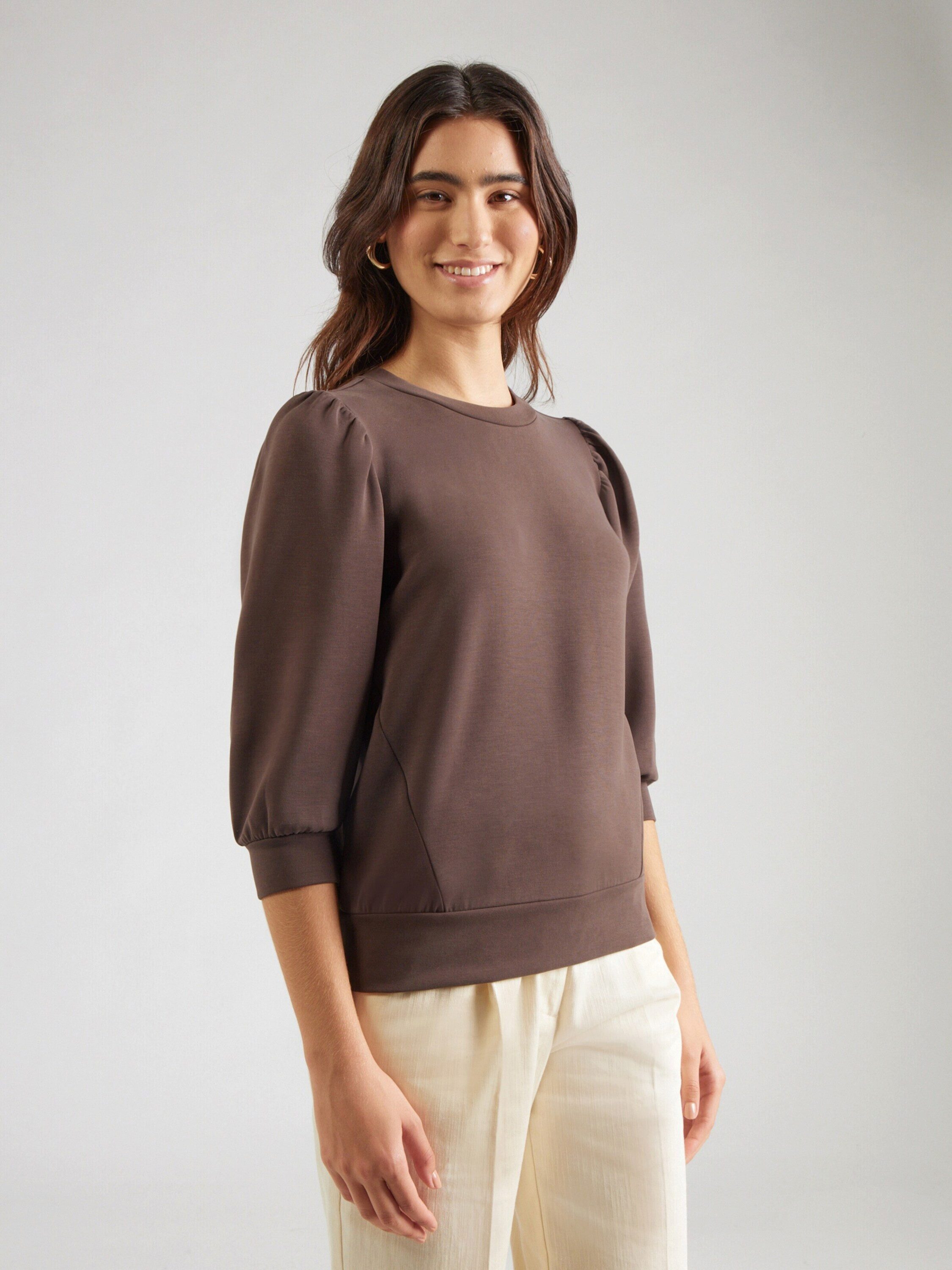 Selected Sweatshirt SLFTenny (1-tlg) Drapiert/gerafft