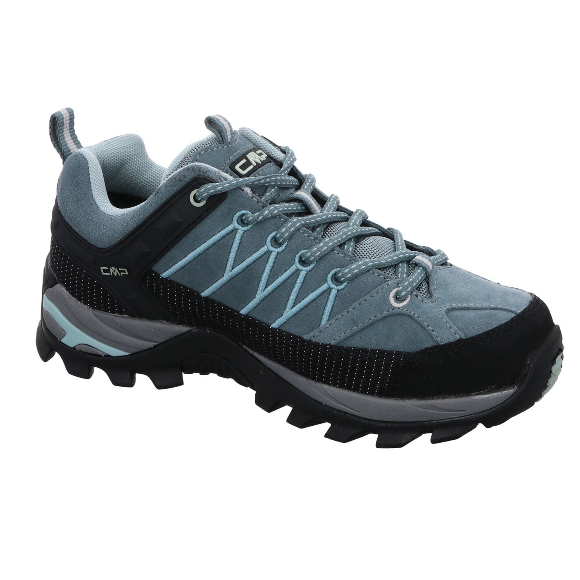 CMP Kombi Outdoorschuh Damen Leder-/Textilkombination Schuhe CAMPAGNOLO Outdoor Rigel Outdoorschuh Low sonst blau