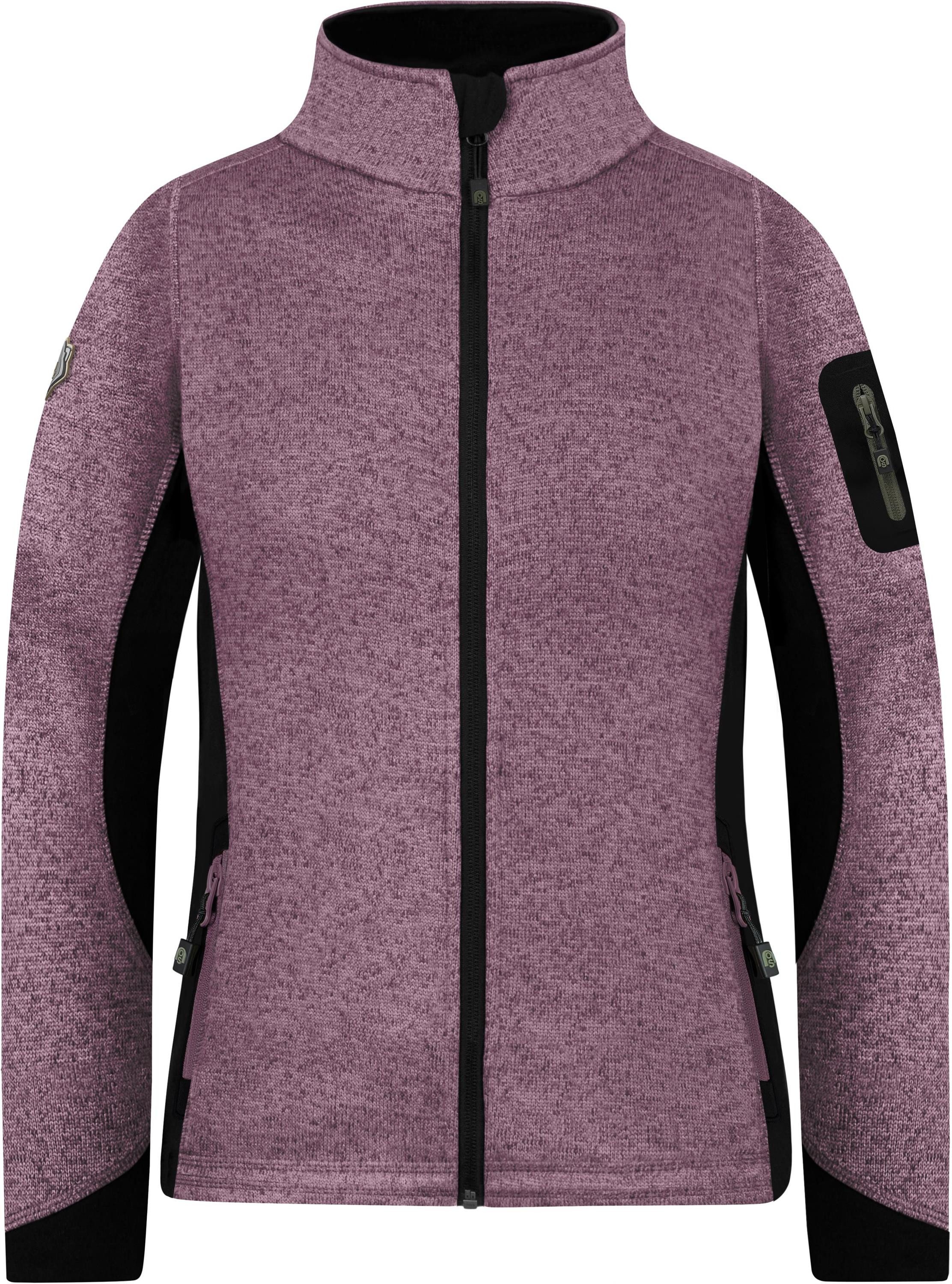 Fleecejacke Damen Strickjacke Pukaskwa