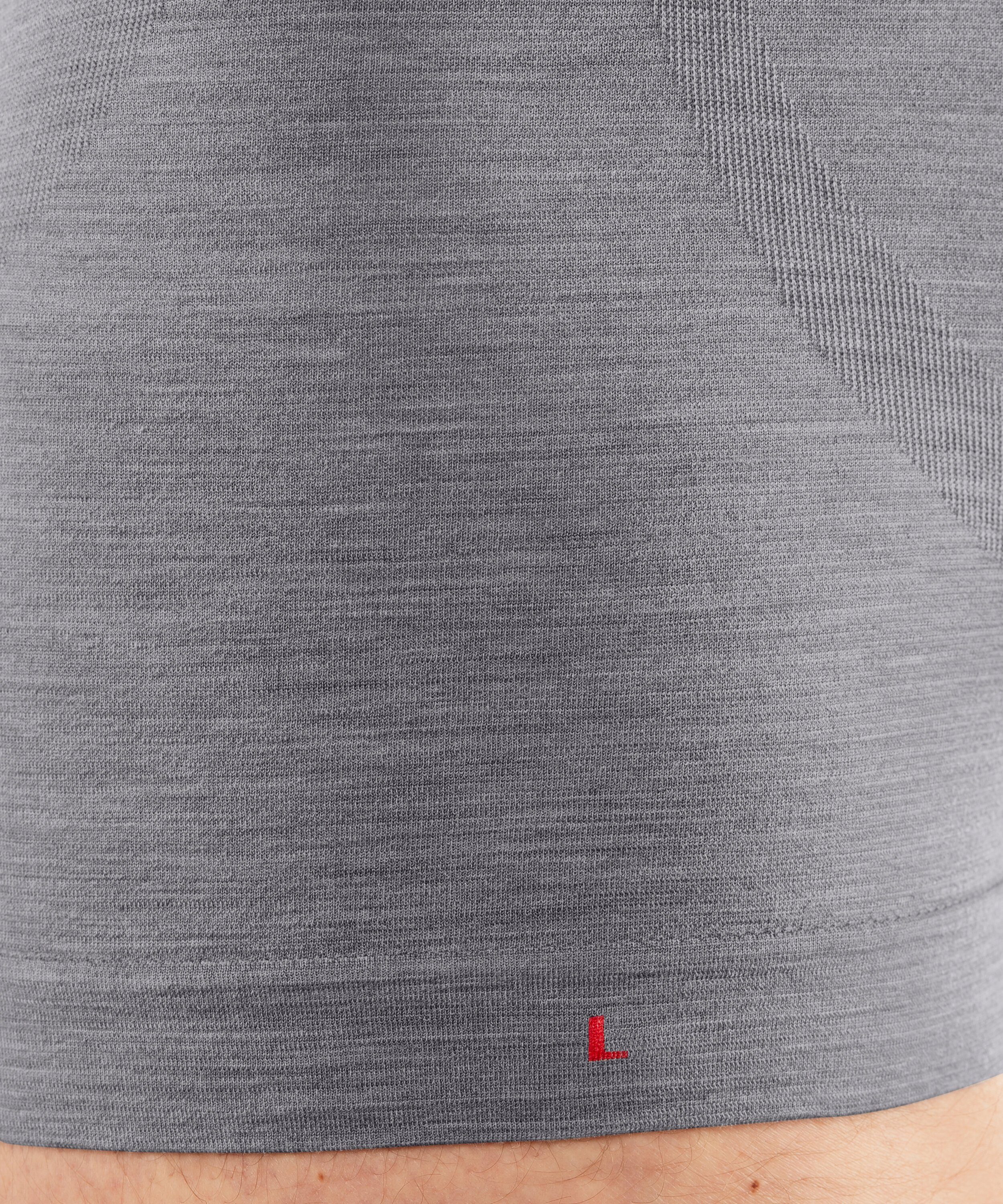 (1-St) mit Wool-Tech Funktionsunterhose (3757) feinster FALKE Light Merinowolle grey-heather
