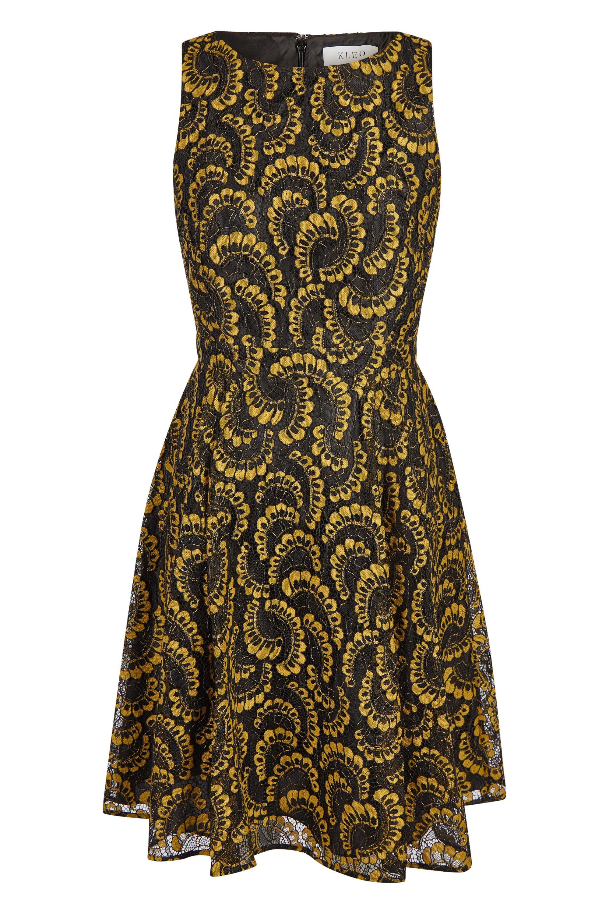 Kleo Cocktailkleid (1-tlg) mit Bindeschlaufe am günstig online kaufen