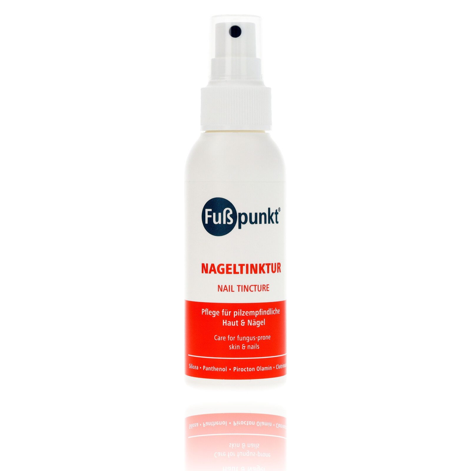 Nagelpflegeöl Fußpunkt Nageltinktur für pilzempfindliche Haut & Nägel 100ml